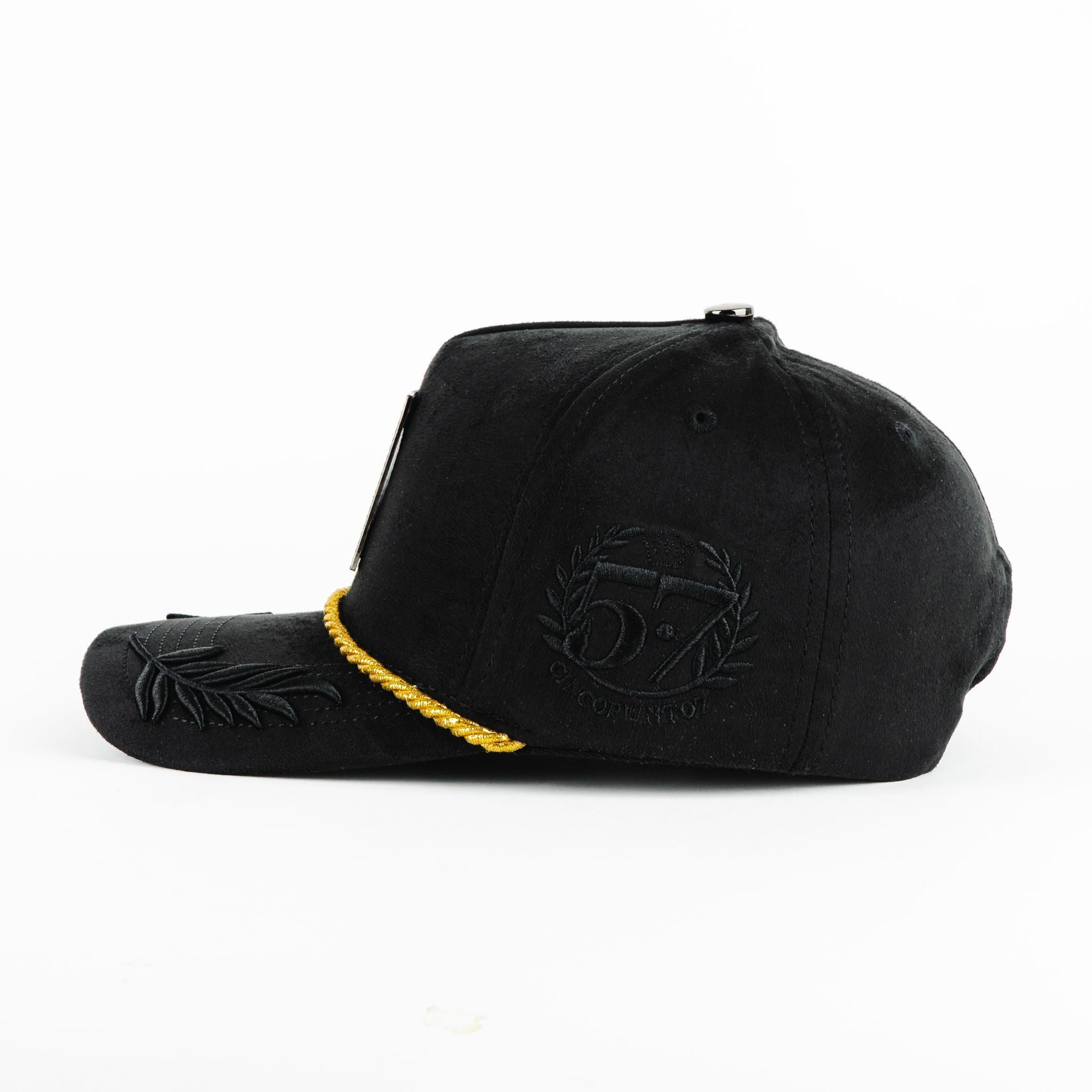 Gorra 5.7 CARTA VENADO GUIRNALDAS BLACK | Snapback Visera Semicurva