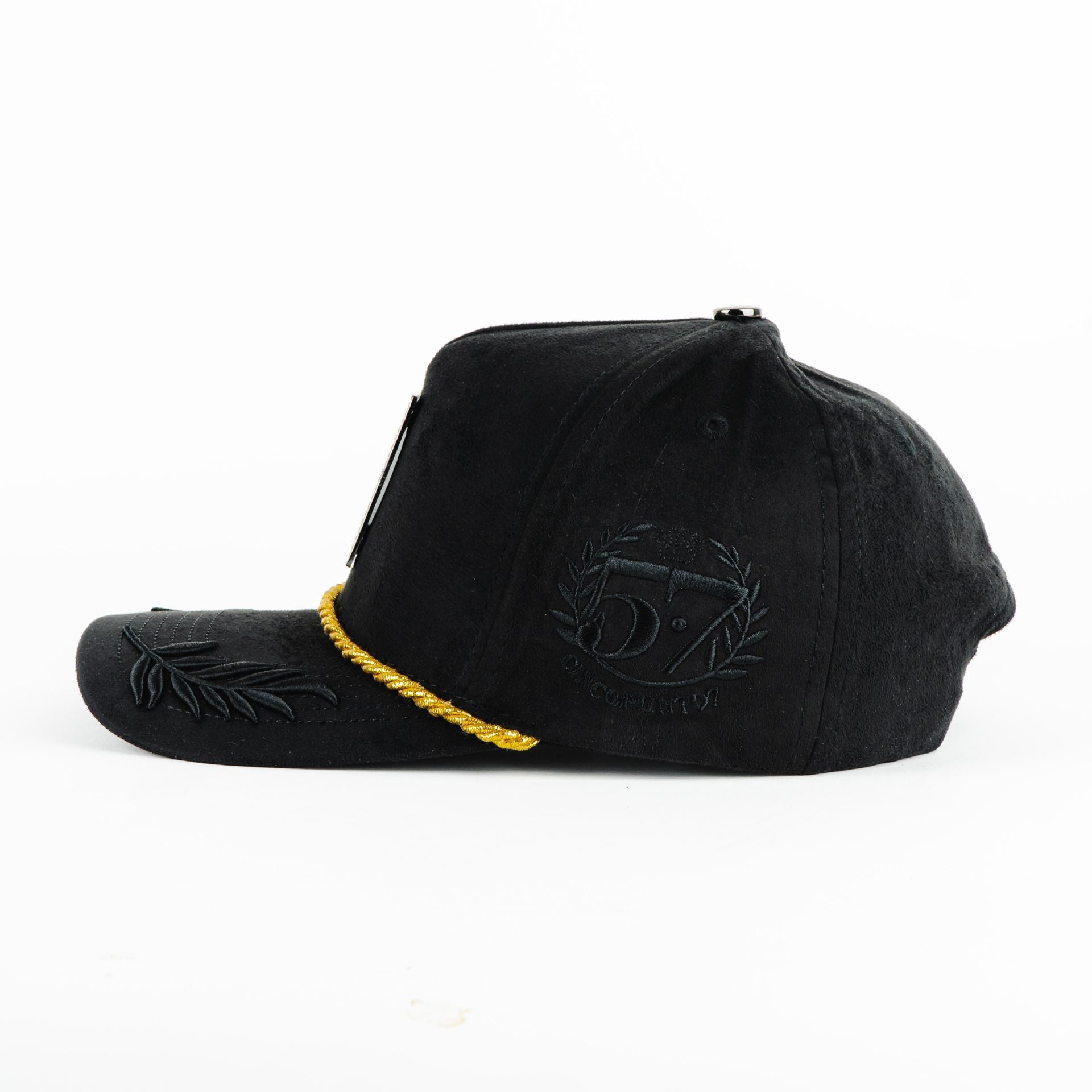 Gorra 5.7 CARTA ALACRAN GUIRNALDAS BLACK | Snapback Visera Semicurva