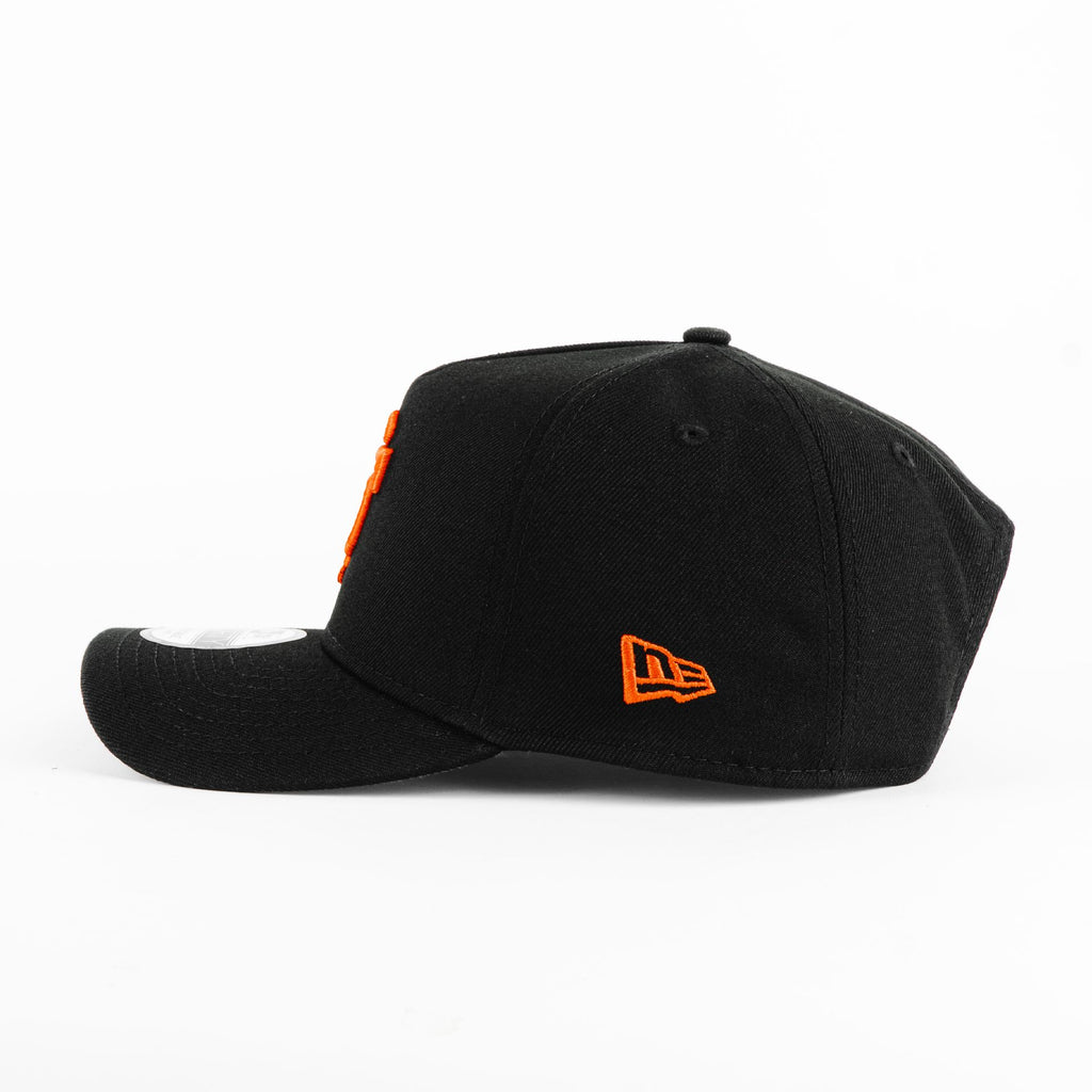 Gorra New Era GIANTS A-FRAME 940 BLACK/ORG | Snapback Visera Semicurva