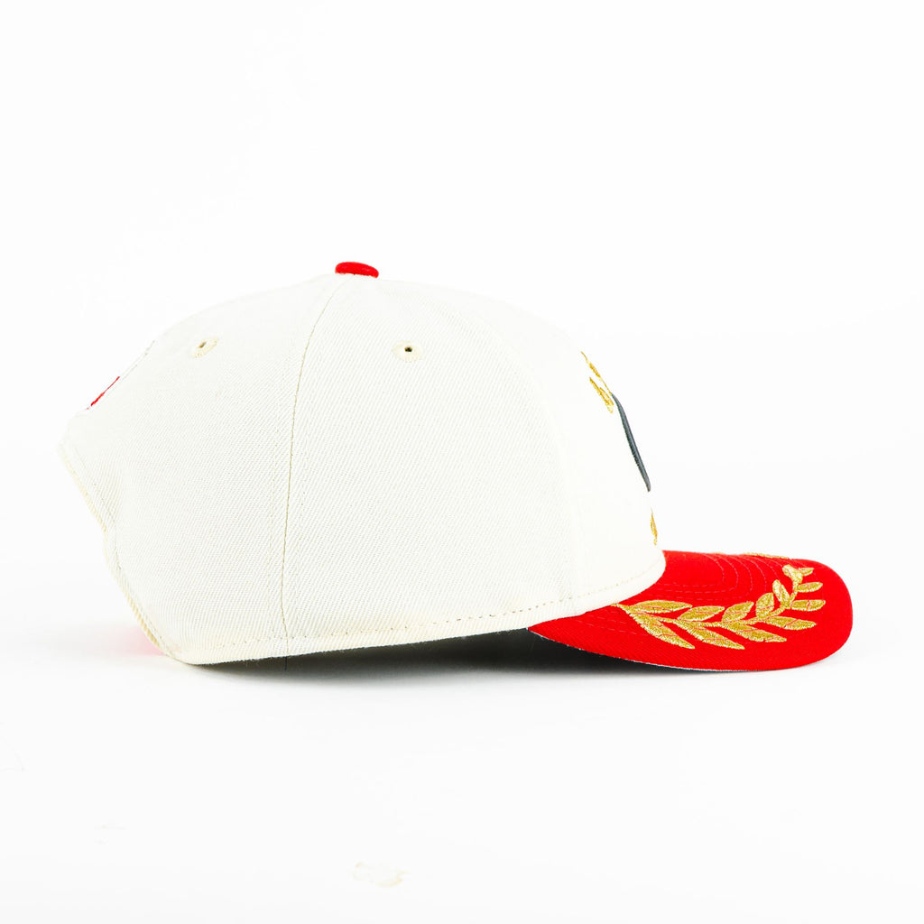 Gorra New Era 49ERS DRAFT NATU/RED 940F | Snapback Visera Semicurva