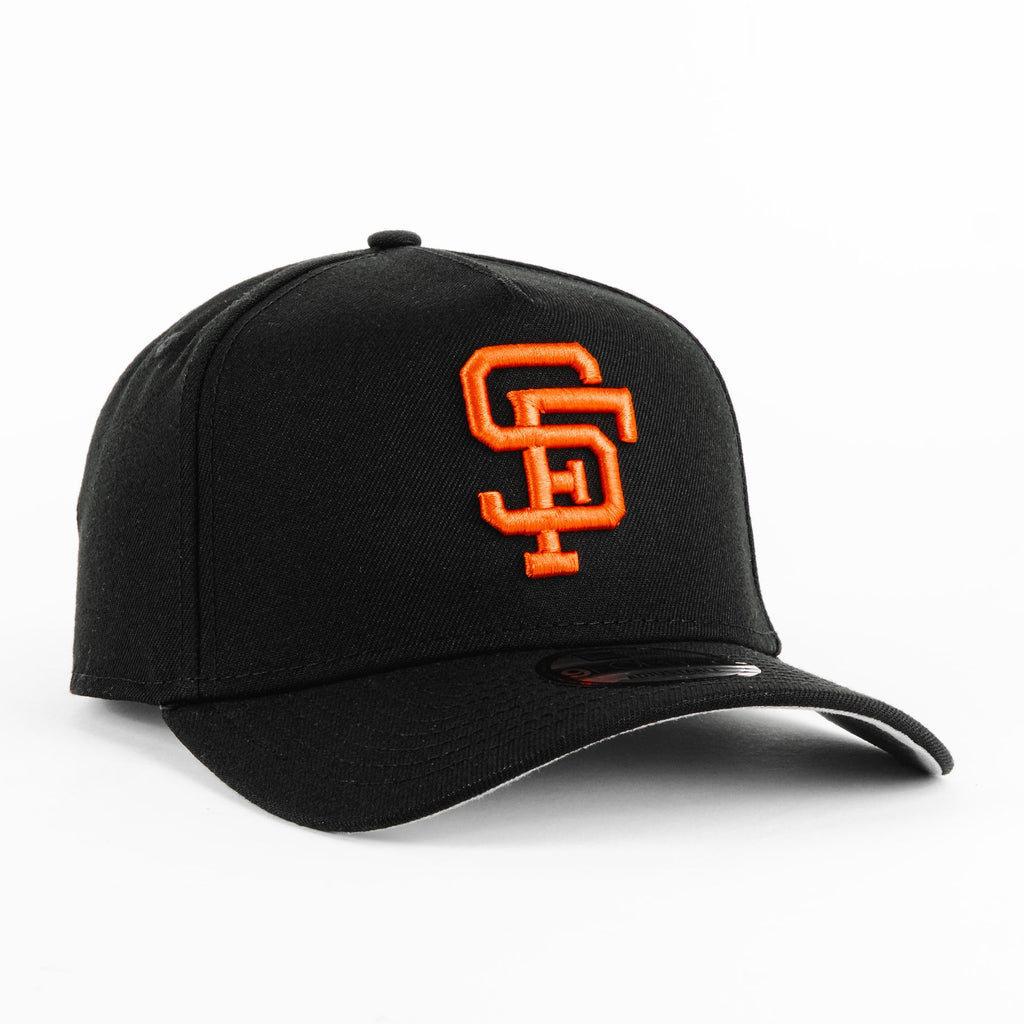 Gorra New Era GIANTS A-FRAME 940 BLACK/ORG | Snapback Visera Semicurva
