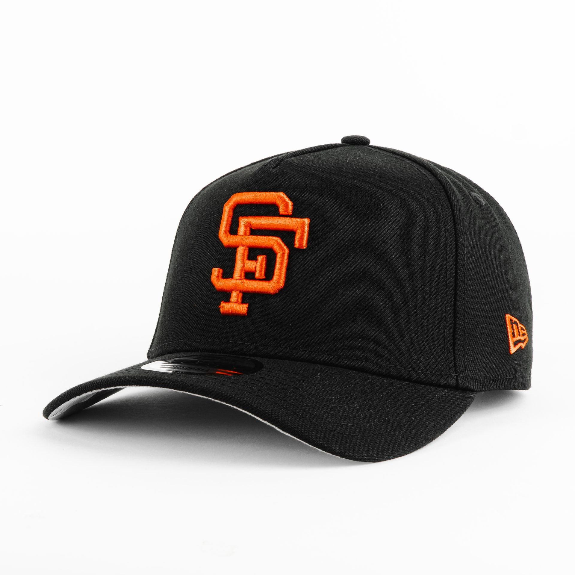 Gorra New Era GIANTS A-FRAME 940 BLACK/ORG | Snapback Visera Semicurva