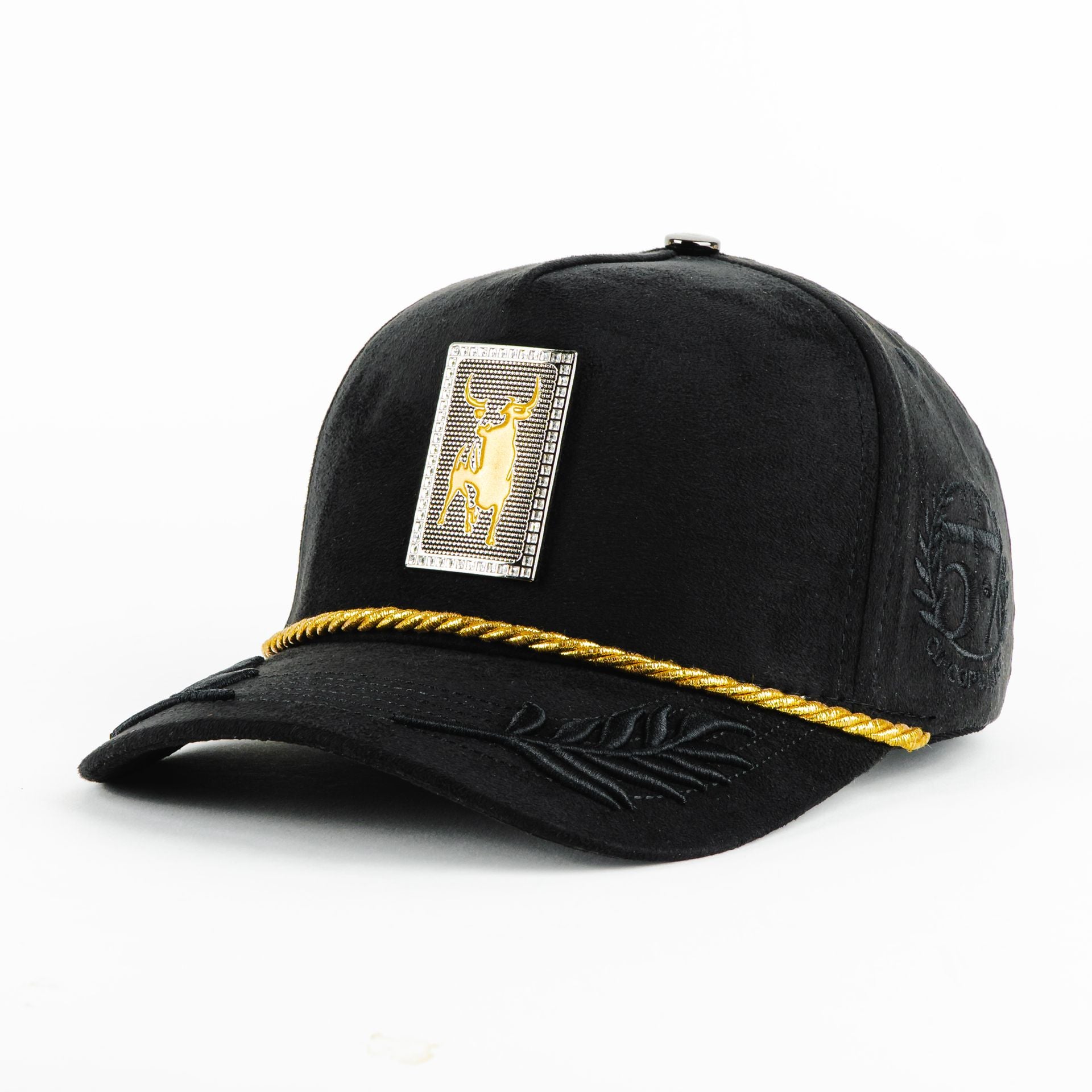 Gorra 5.7 CARTA VENADO GUIRNALDAS BLACK | Snapback Visera Semicurva