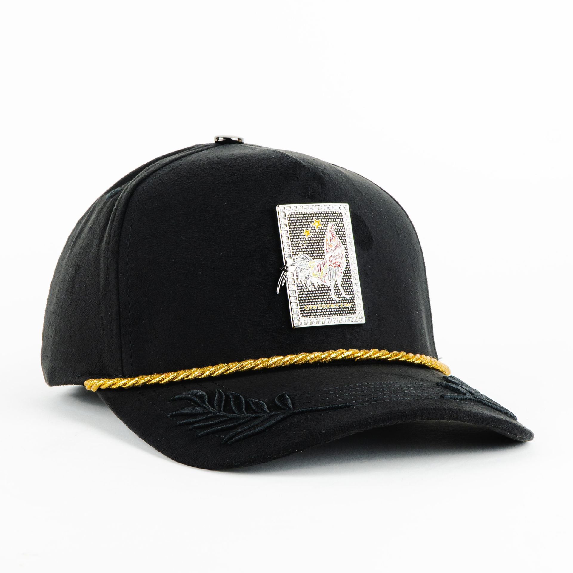Gorra 5.7 CARTA GALLO GUIRNALDAS BLACK | Snapback Visera Semicurva