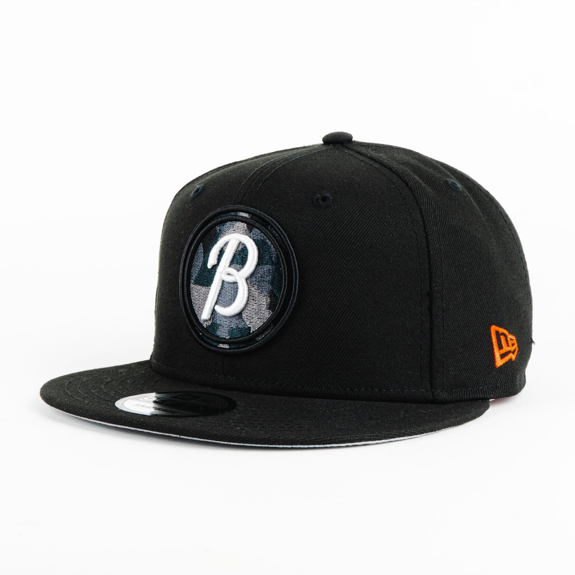 Gorra New Era ORIOLES CITY BLACK | Snapback Visera Semicurva