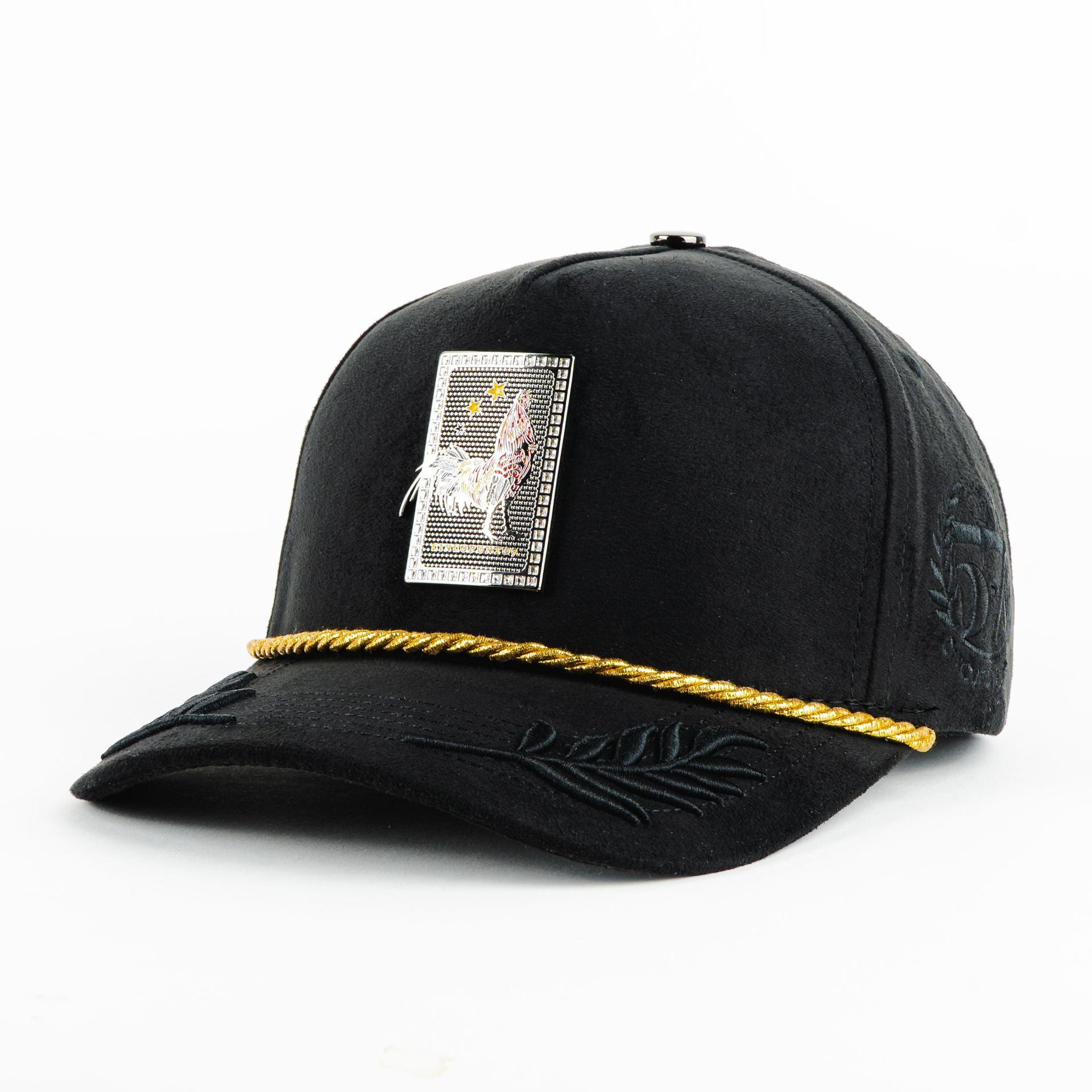 Gorra 5.7 CARTA GALLO GUIRNALDAS BLACK | Snapback Visera Semicurva