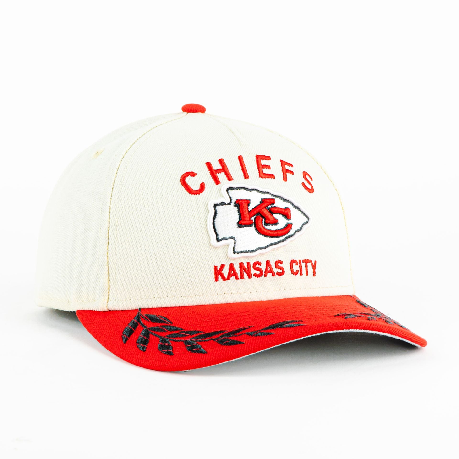Gorra New Era CHIEFS DRAFT NATU/RED 940F | Snapback Visera Semicurva