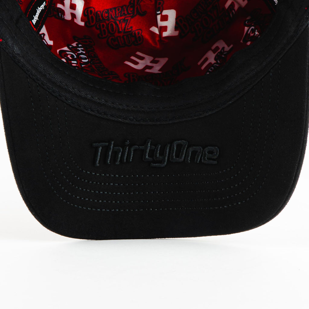 Gorra 31 Hats BACKPACK LETRAS ARABES RED/BLK | Snapback Visera Semicurva
