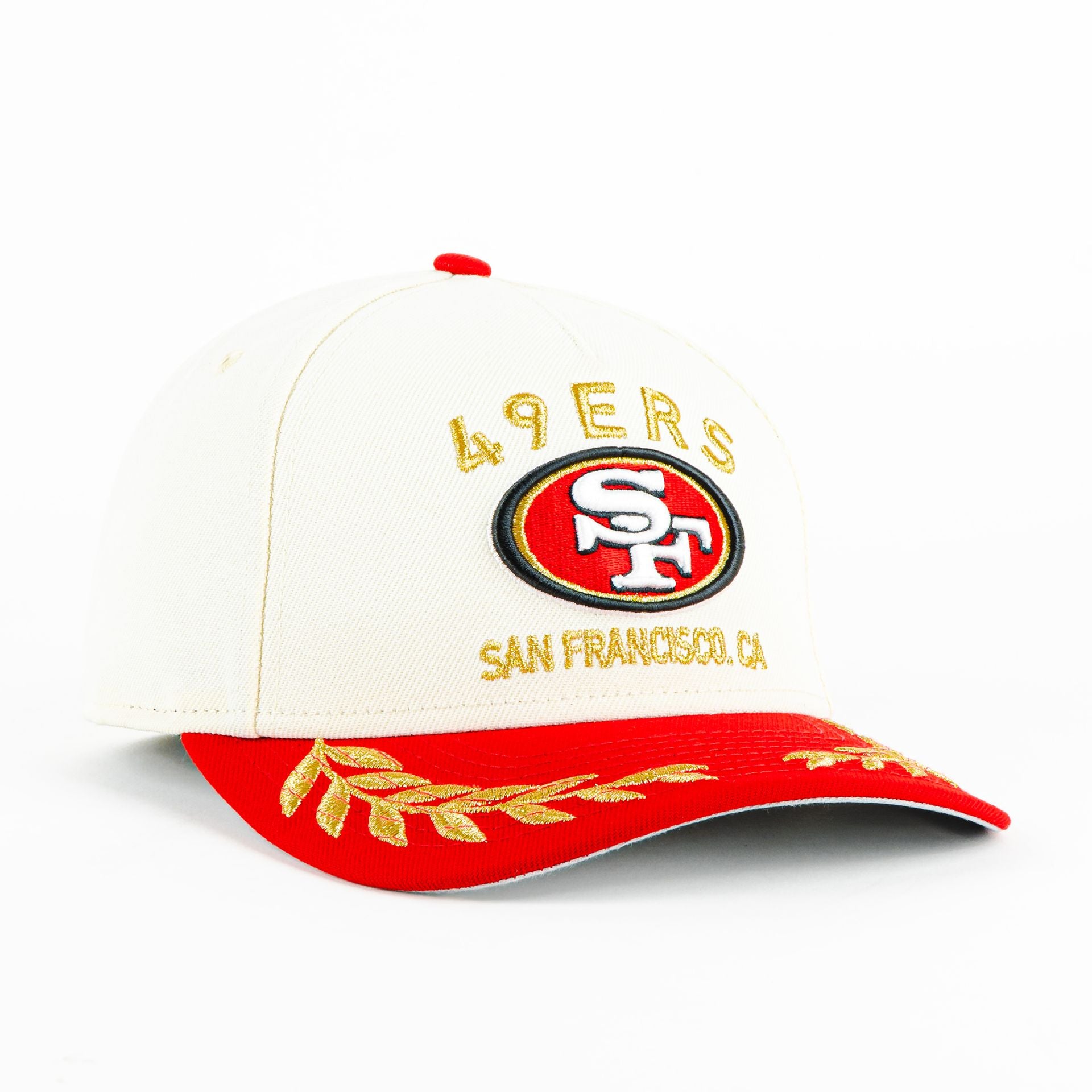 Gorra New Era 49ERS DRAFT NATU/RED 940F | Snapback Visera Semicurva