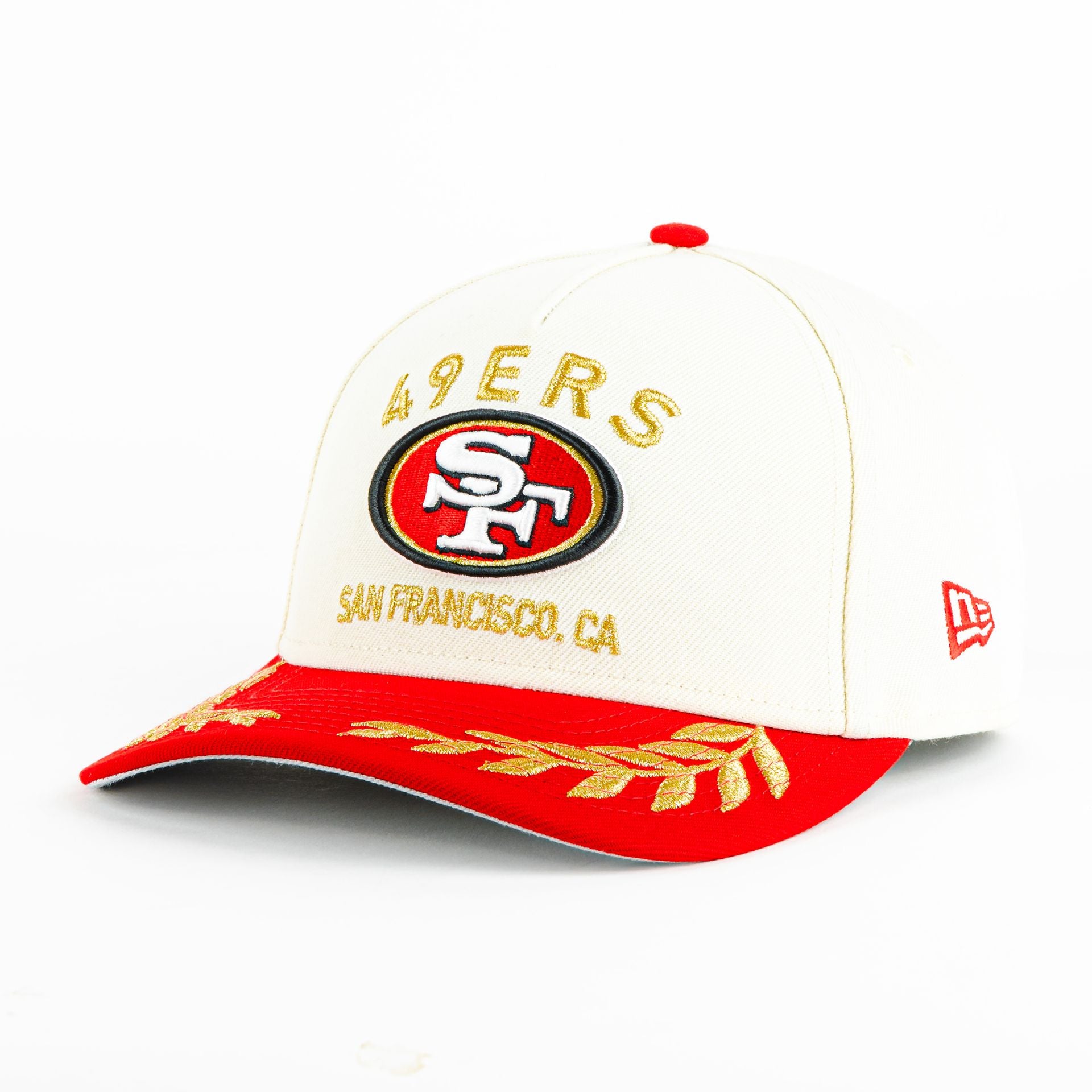 Gorra New Era 49ERS DRAFT NATU/RED 940F | Snapback Visera Semicurva