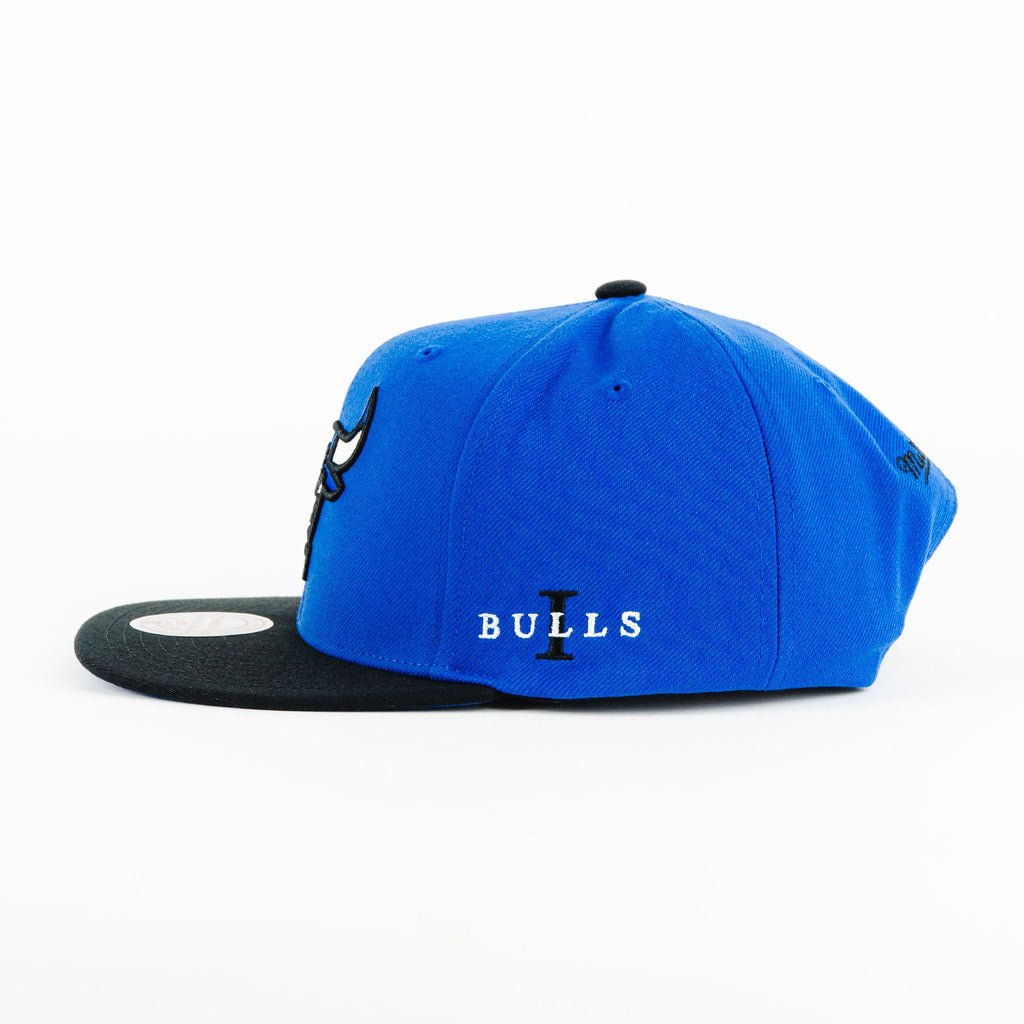 Gorra Mitchell&Ness BULLS CORE I BLUE/BLACK | Snapback Visera Plana