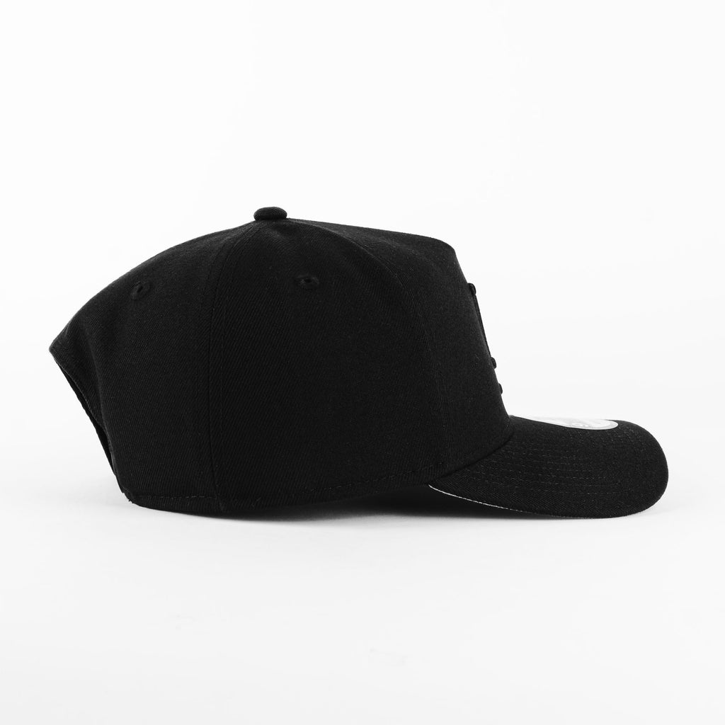 Gorra New Era DODGERS A-FRAME 940 ALL BLACK | Snapback Visera Semicurva