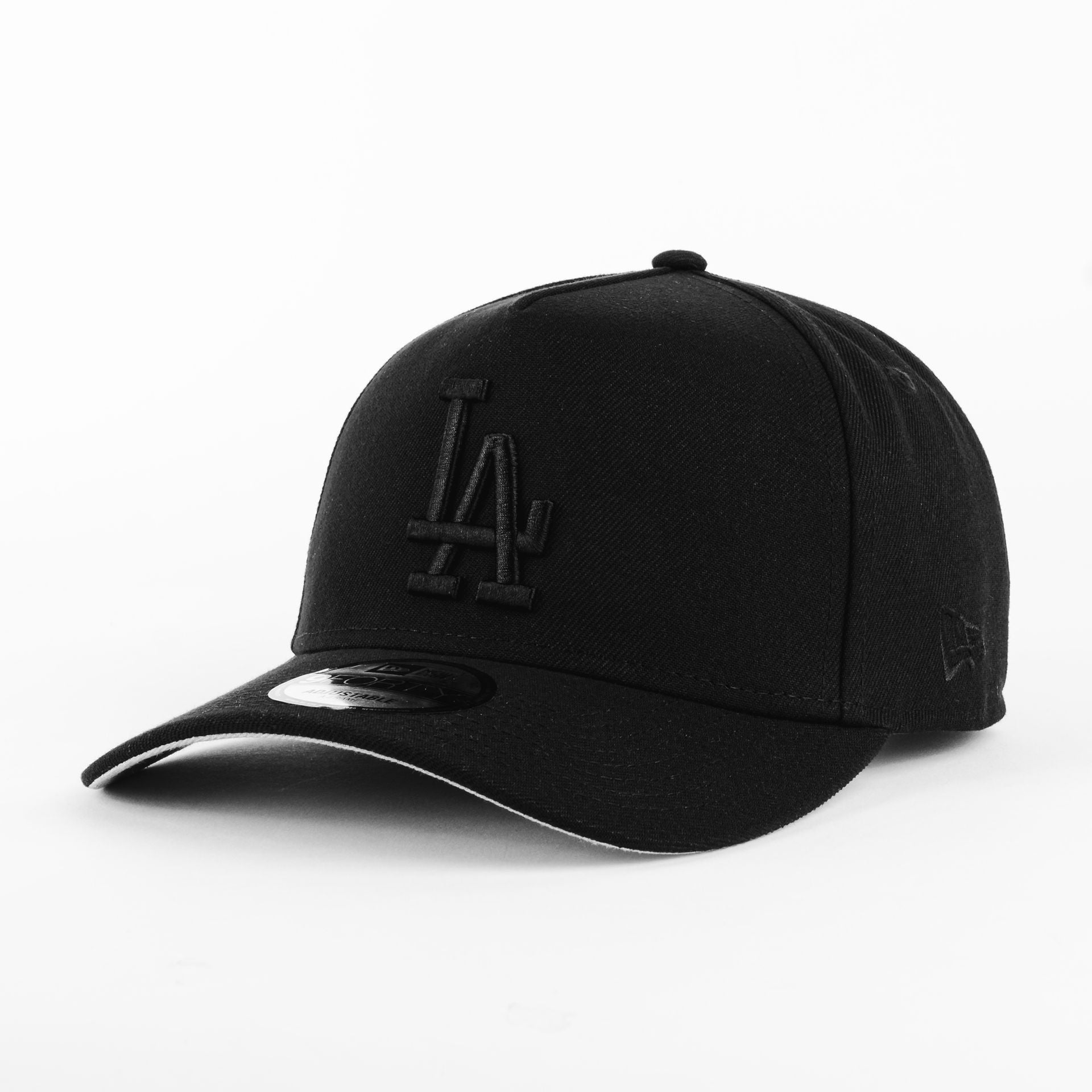 Gorra New Era DODGERS A-FRAME 940 ALL BLACK | Snapback Visera Semicurva