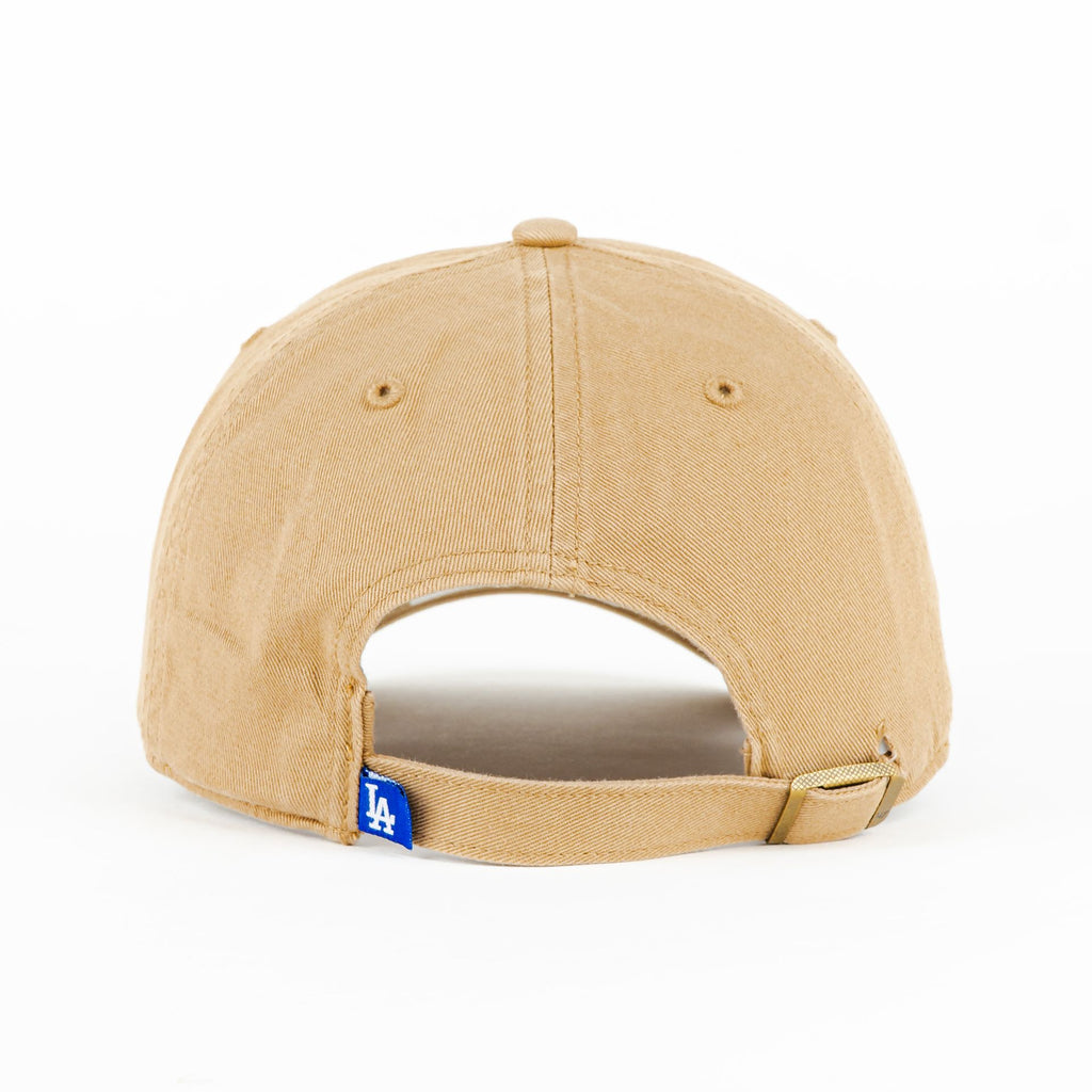 Gorra 47 Brand DODGERS CLEAN UP KHAKI/WHITE | Snapback Visera Curva