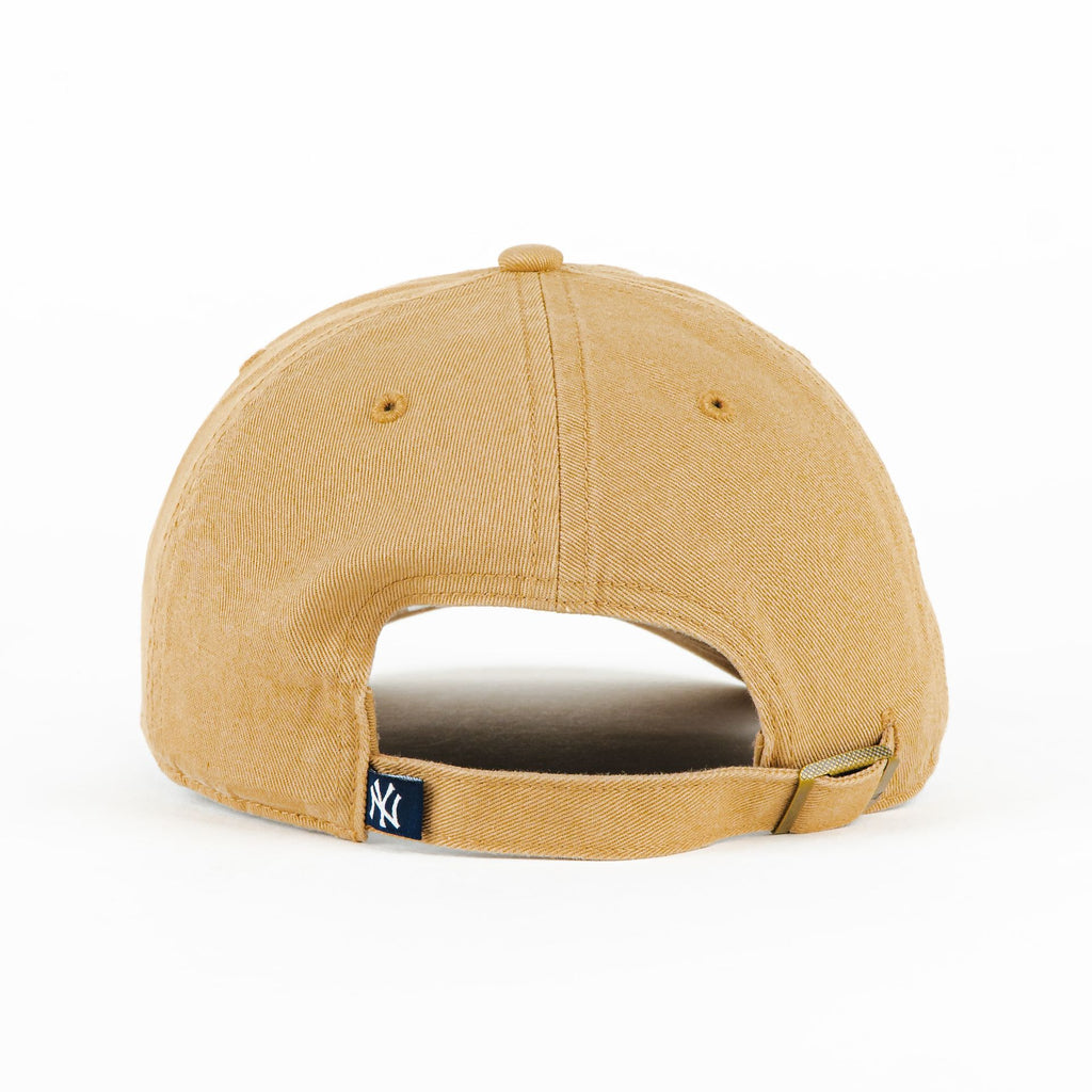 Gorra 47 Brand YANKEES CLEAN UP KHAKI/WHT| Snapback Visera Curva