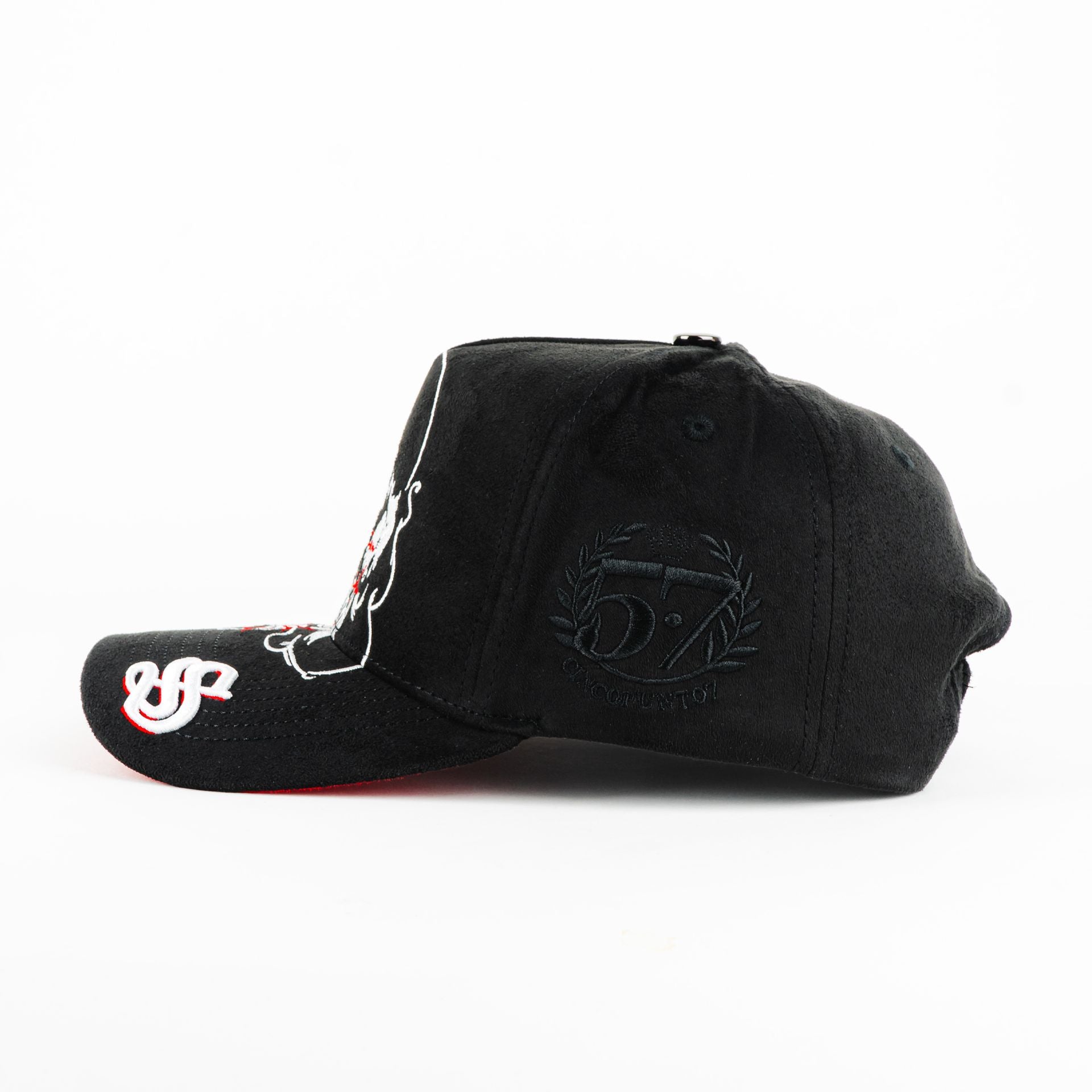 Gorra 5.7 SMOKE SKULL CURVA BLACK | Snapback Visera Curva