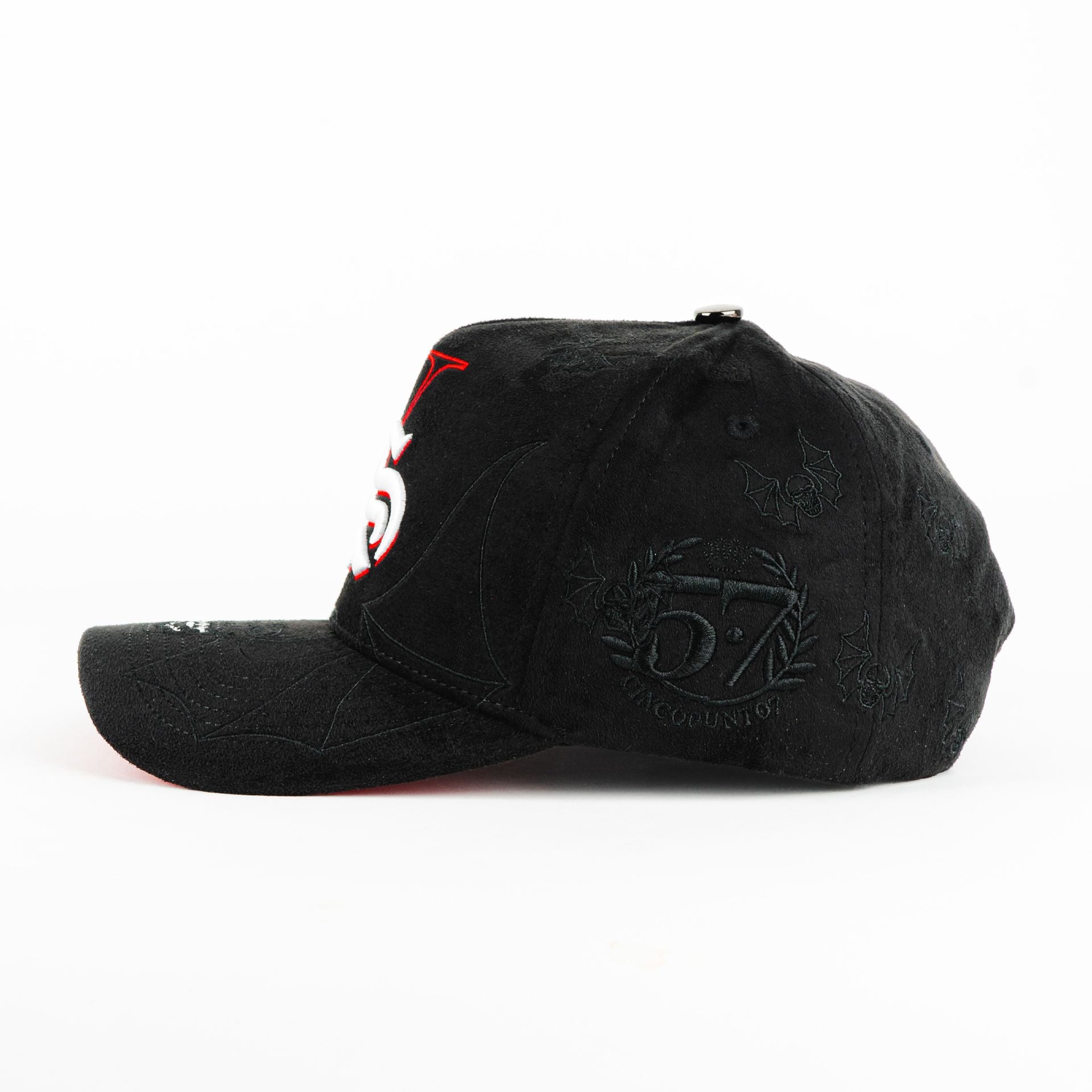 Gorra 5.7 BAT VSEVEN CURVA BLACK | Snapback Visera Curva