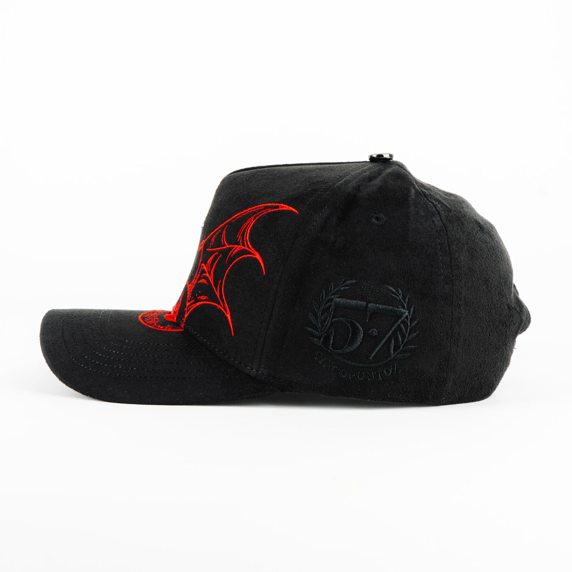 Gorra 5.7 FVSN EYES WINGS BLACK | Snapback Visera Curva