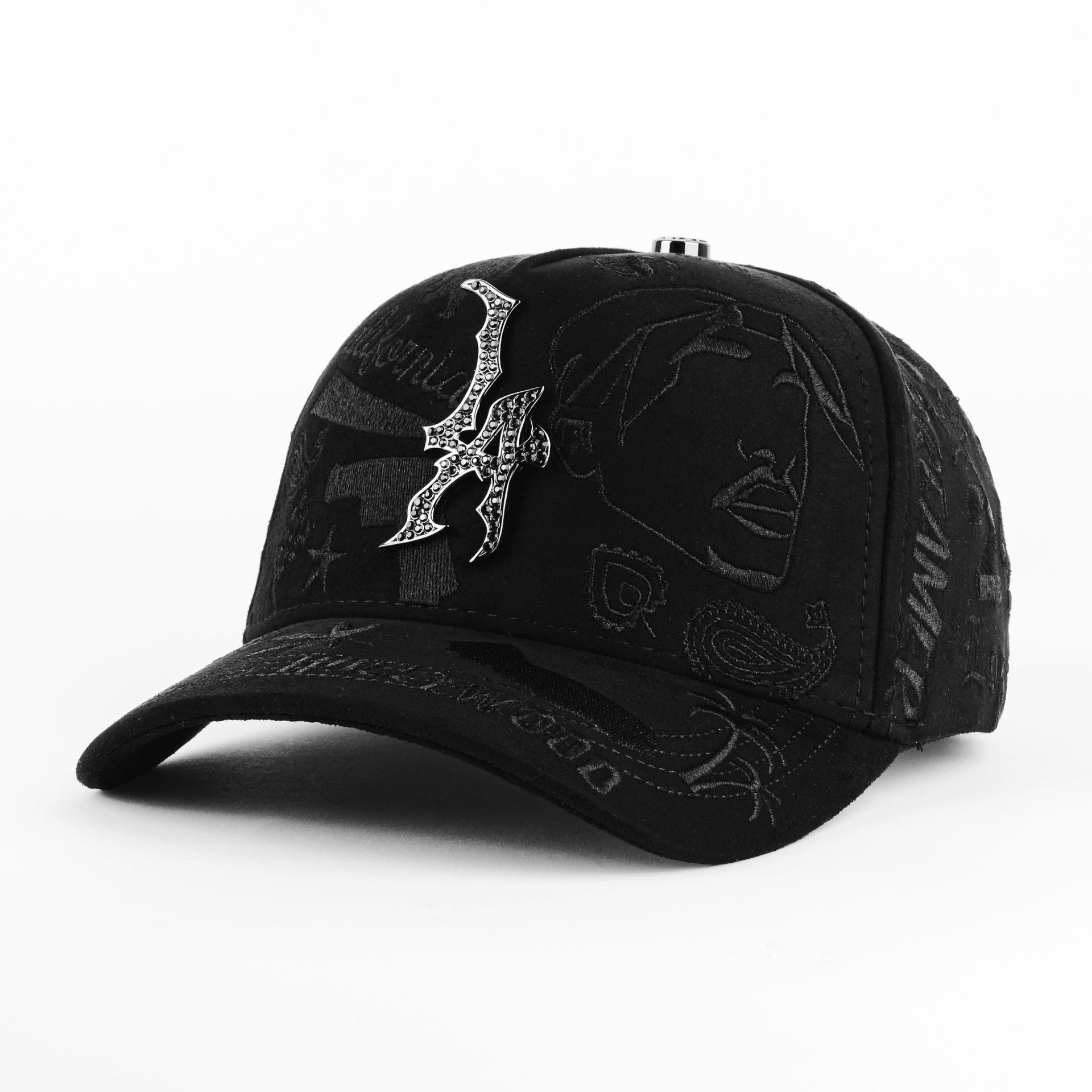 Gorra Dreamer Hats LA LIFE ALL BLACK | Snapback Visera Semicurva