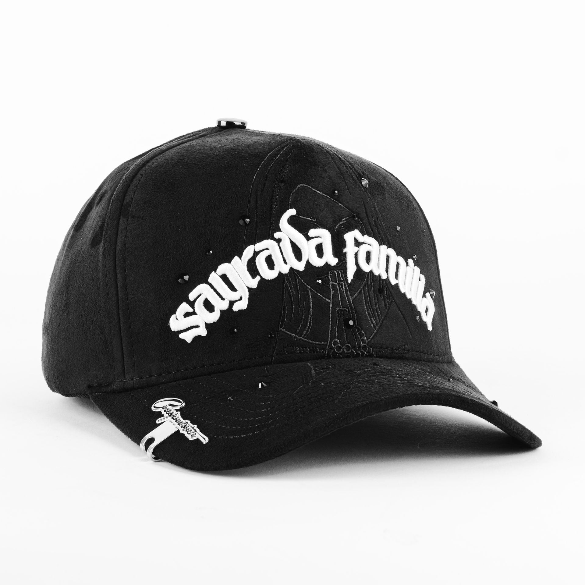 Gorra 5.7 SAGRADA FAMILIA CURVA  BLACK | Snapback Visera Curva