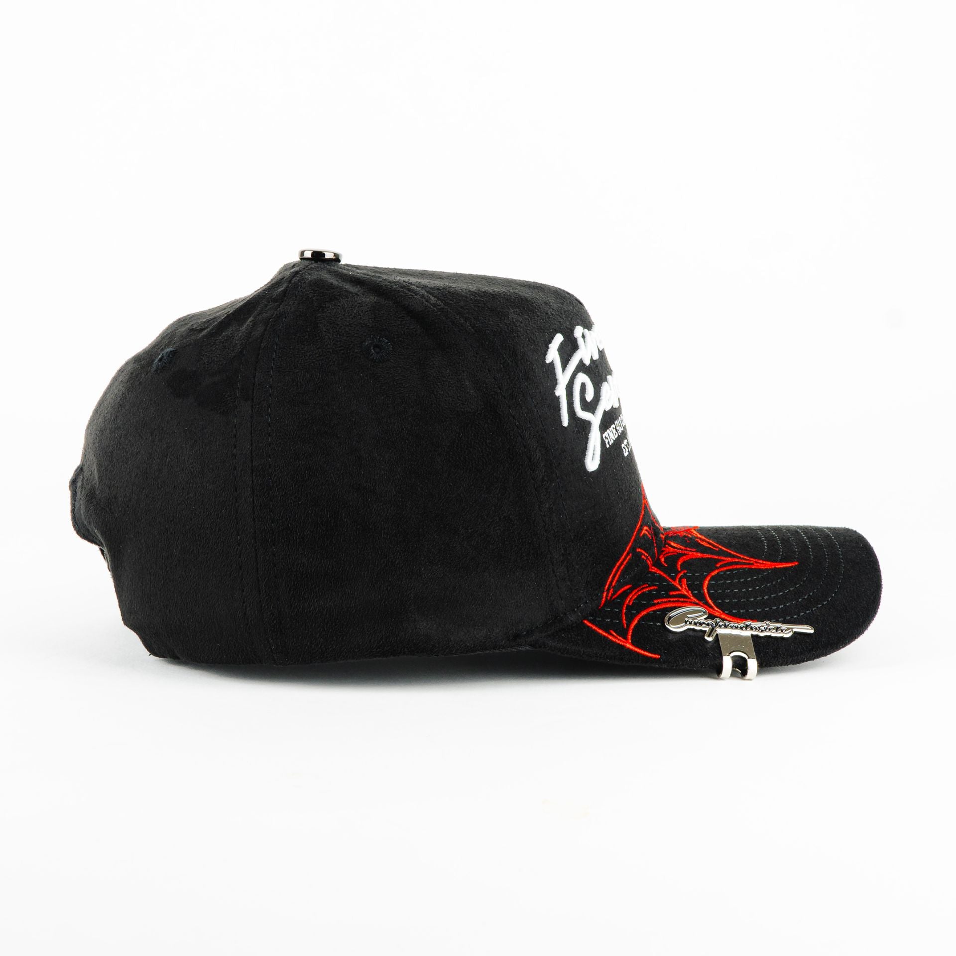 Gorra 5.7 FVSN EYES WINGS BLACK | Snapback Visera Curva
