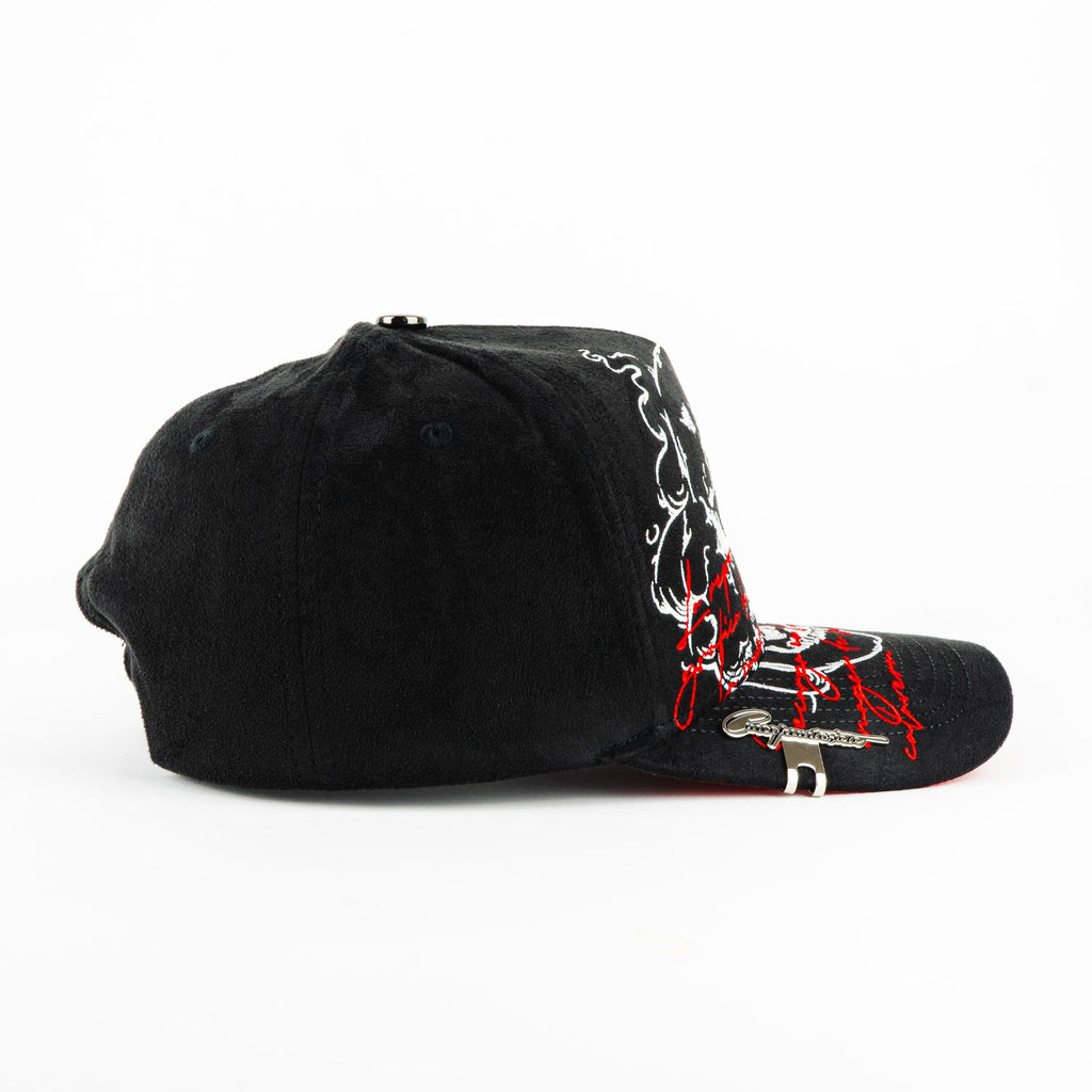 Gorra 5.7 SMOKE SKULL CURVA BLACK | Snapback Visera Curva