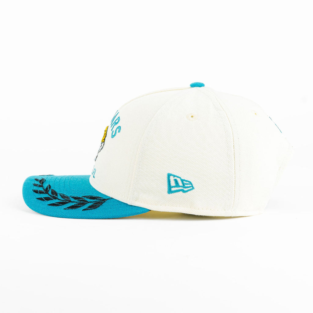 Gorra New Era JAGUARS DRAFT NATU/TEAL 940F  Snapback Visera Semicurva