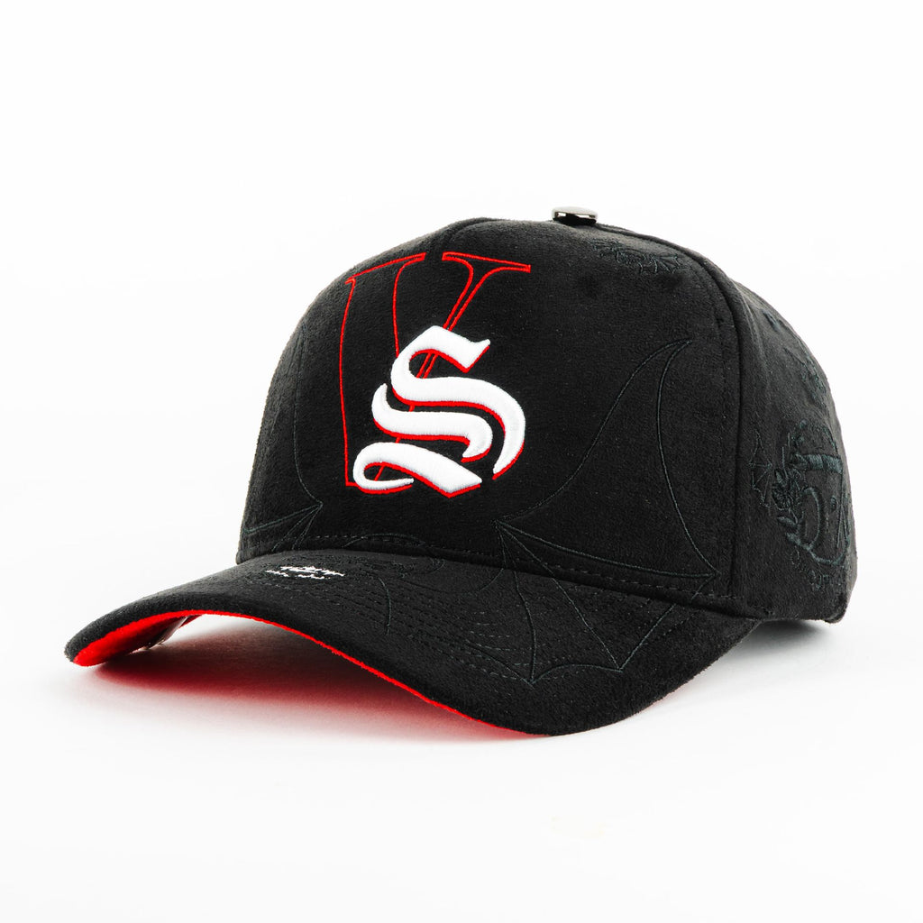 Gorra 5.7 BAT VSEVEN CURVA BLACK | Snapback Visera Curva