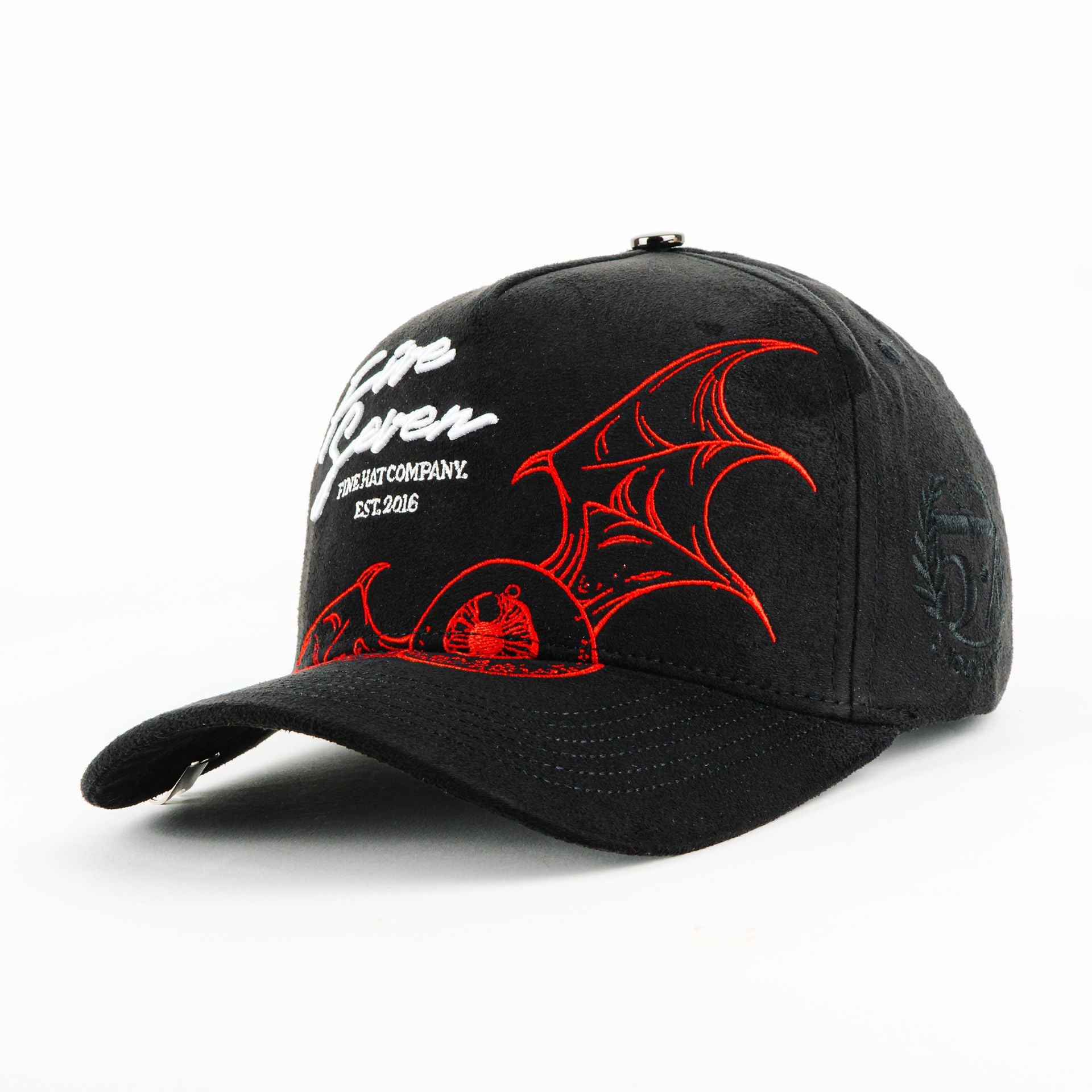 Gorra 5.7 FVSN EYES WINGS BLACK | Snapback Visera Curva