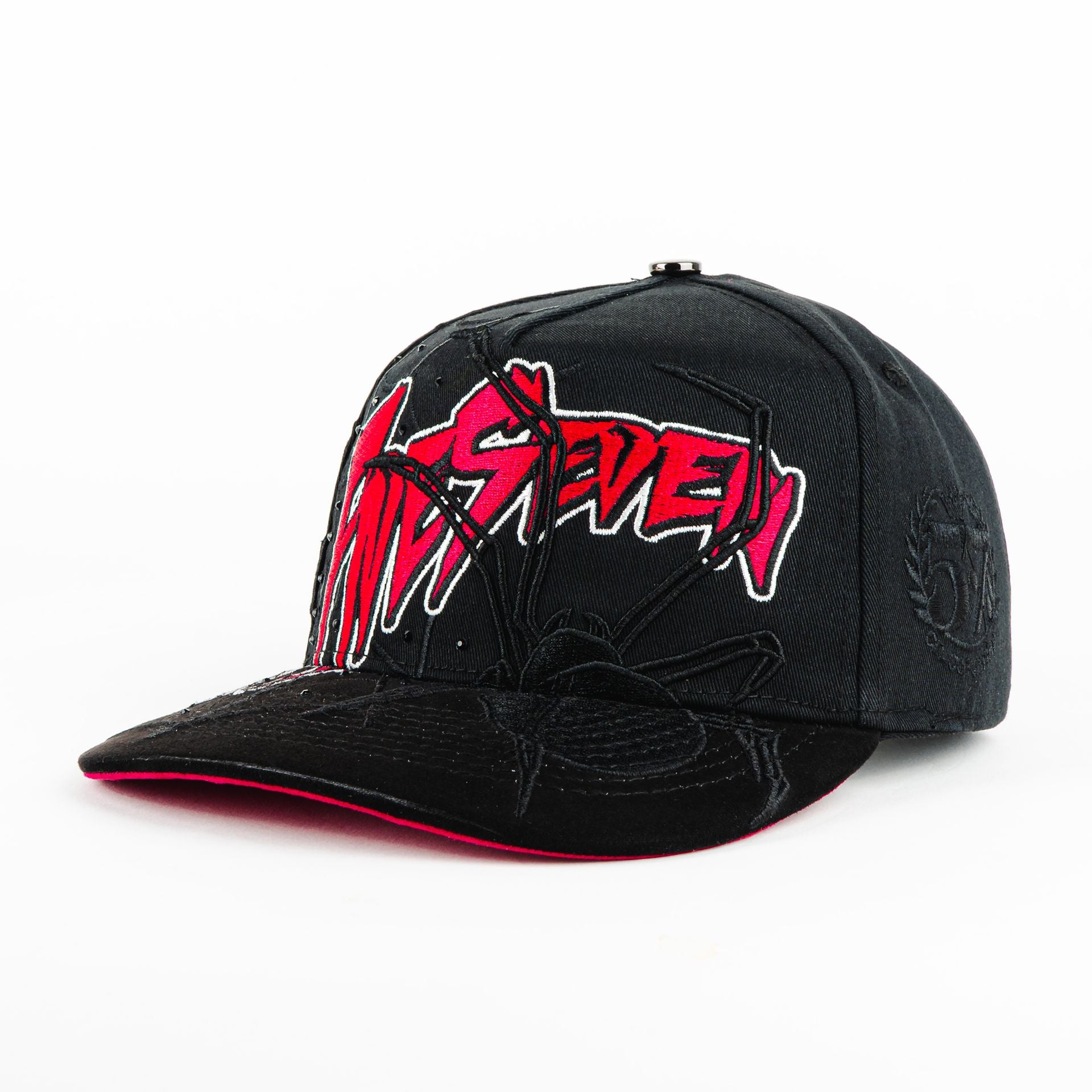 Gorra 5.7 SPIDER PINK DIAMOND BLACK | Snapback Visera Semicurva