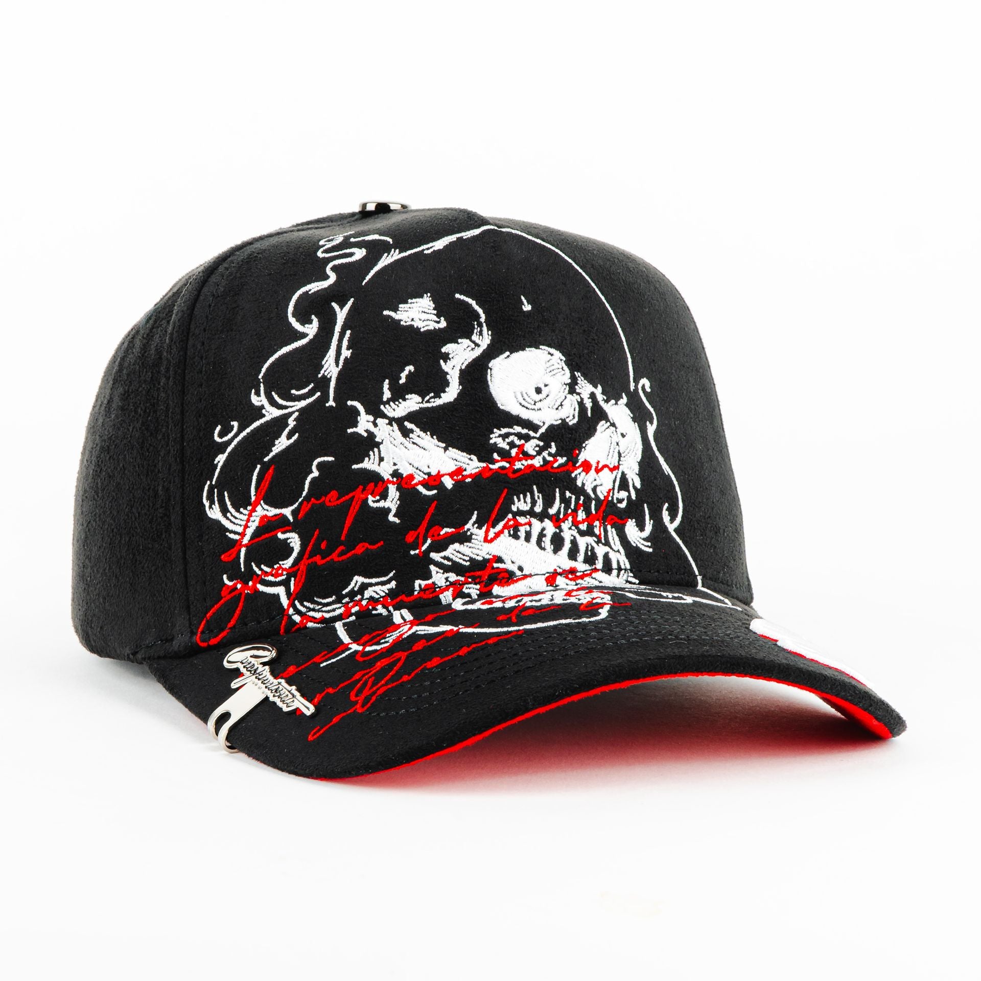 Gorra 5.7 SMOKE SKULL CURVA BLACK | Snapback Visera Curva