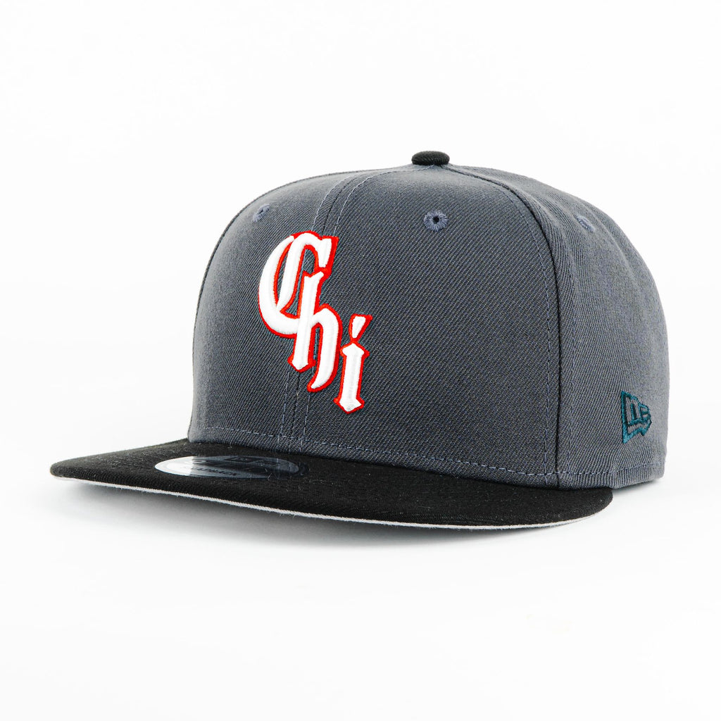 Gorra New Era WHITE SOX CHARCOAL/BLACK | Snapback Visera Semicurva