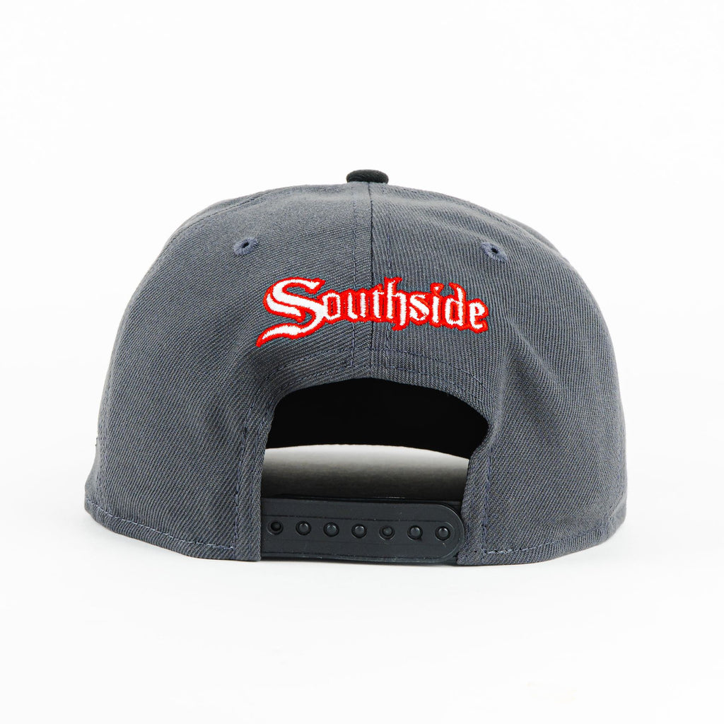 Gorra New Era WHITE SOX CHARCOAL/BLACK | Snapback Visera Semicurva