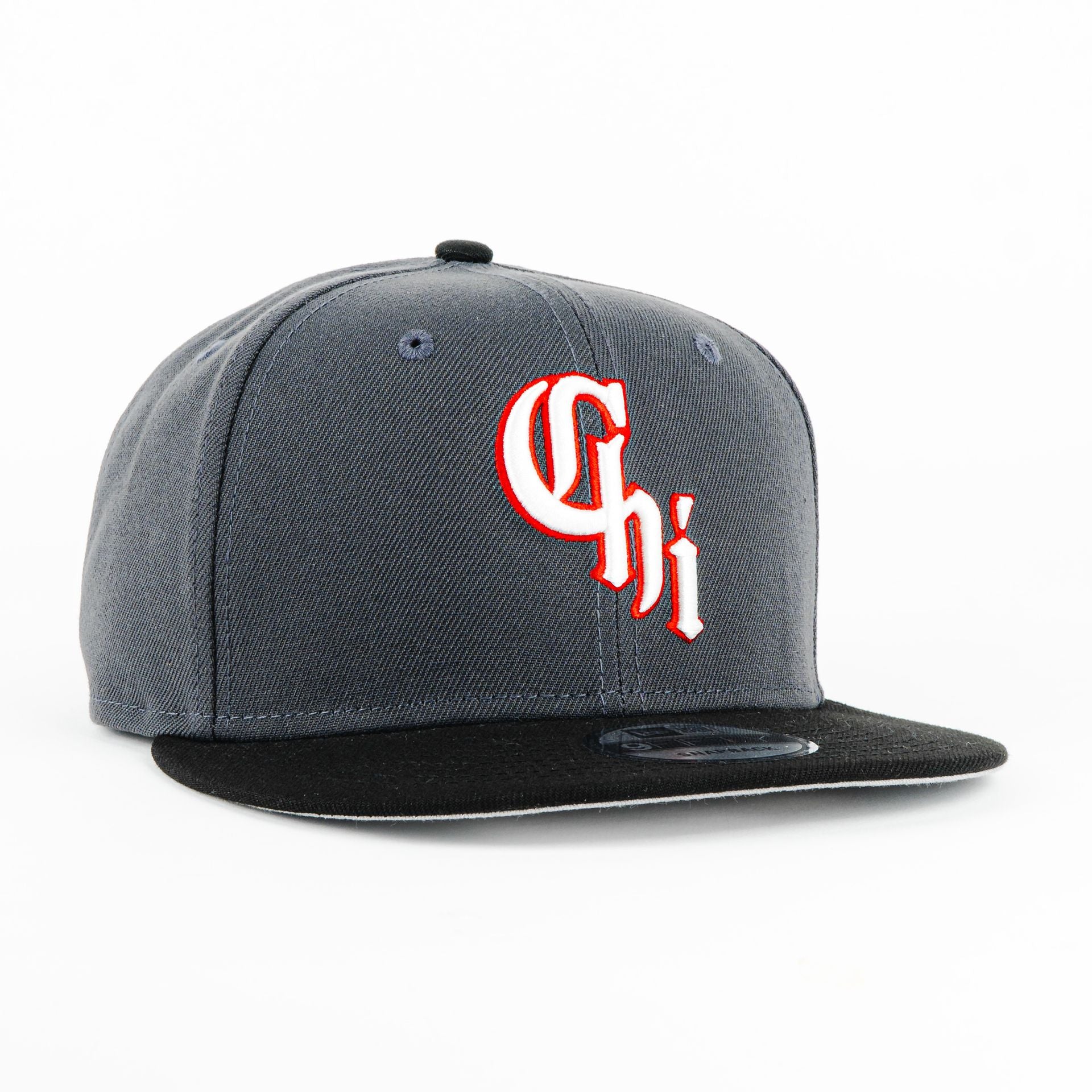 Gorra New Era WHITE SOX CHARCOAL/BLACK | Snapback Visera Semicurva