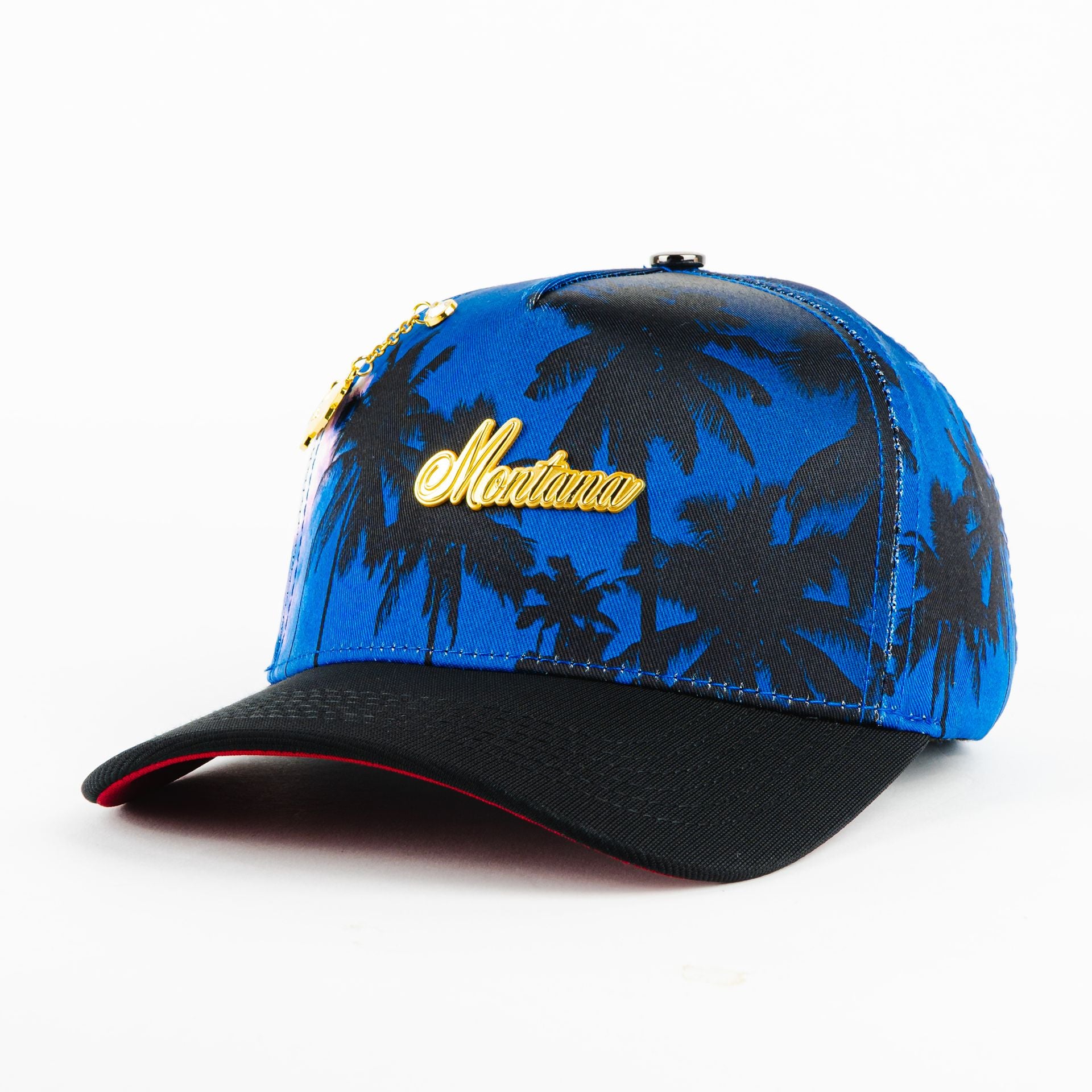 Gorra 5.7 PLACA MONTANA PALMERA BLUE/BLACK | Snapback Visera Semicurva