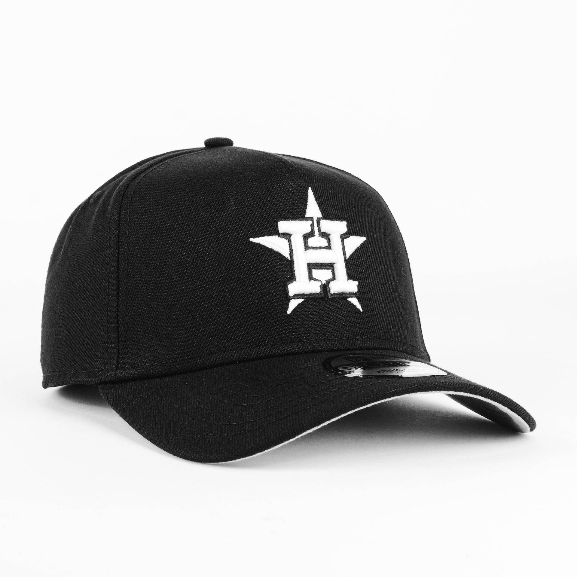 Gorra New Era ASTROS A-FRAME 940 BLACK/WHT | Snapback Visera Curva