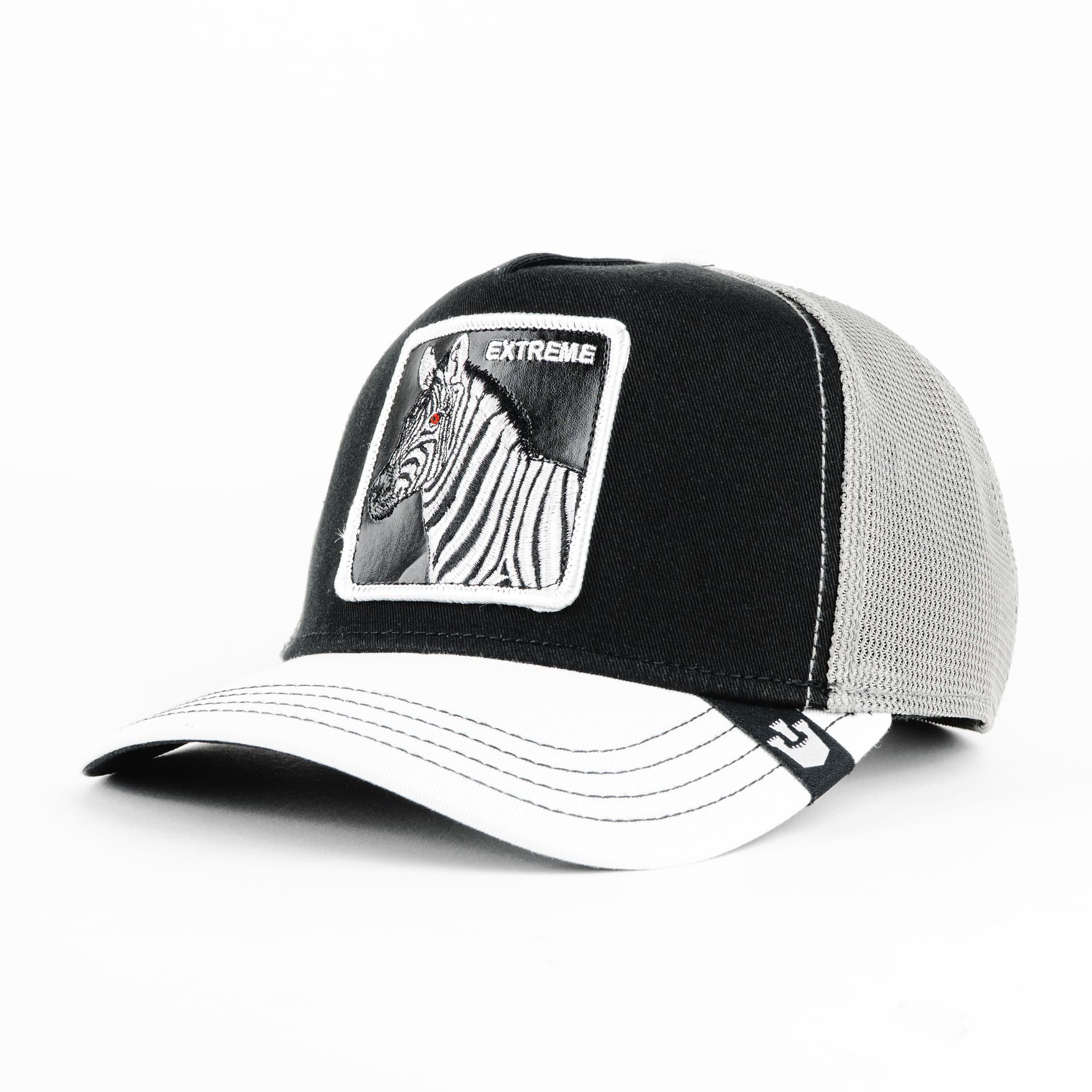 Gorra Goorin Bros EXTREME ZEBRA BLACK/WHT | Snapback Visera Curva