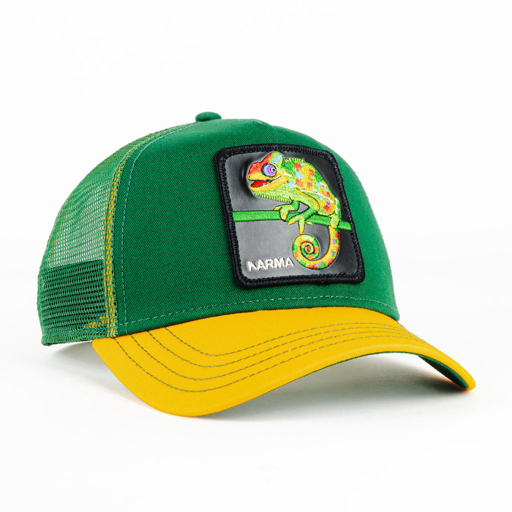 Gorra Goorin Bros THE KARMA CHAMELEON GREEN | Snapback Visera Curva