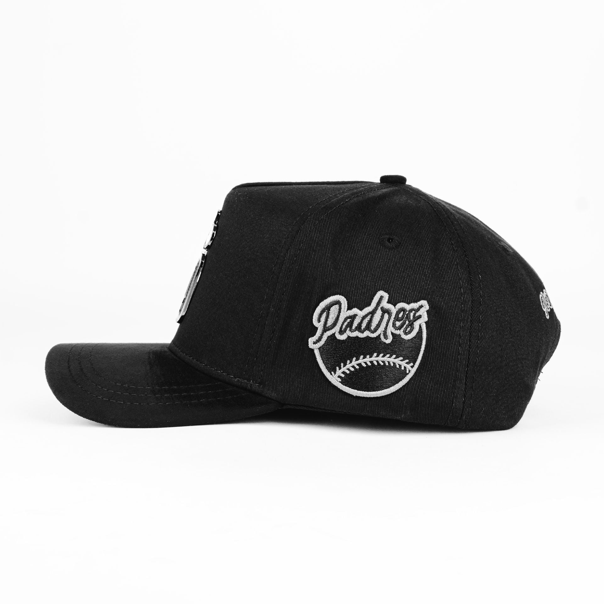 Gorra Mz Hats SD MAKING MONEY  BLACK VISOR SUEDE | Snapback Visera Semicurva