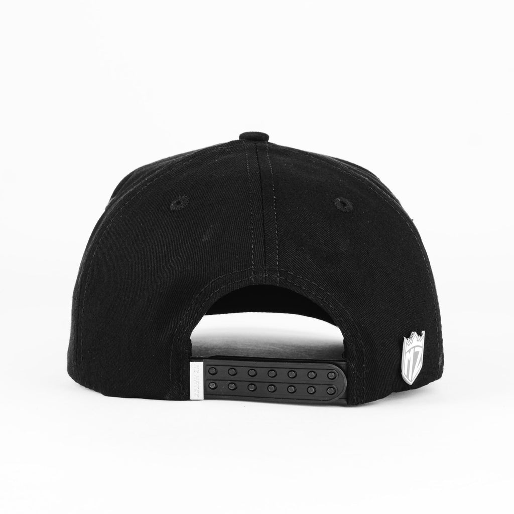 Gorra Mz Hats VMC CRISTAL BLACK VISOR SUEDE | Snapback Visera Semicurva