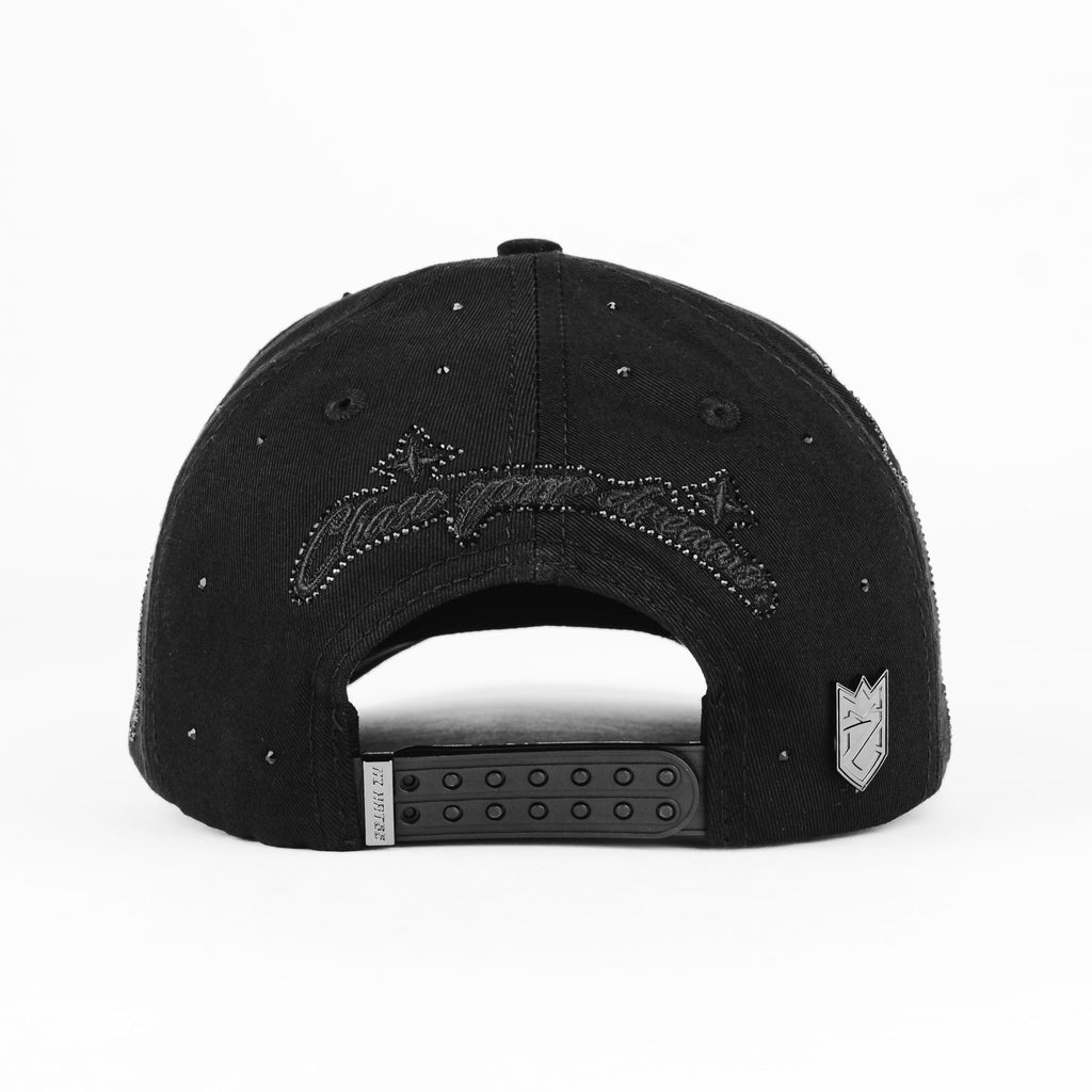 Gorra Mz Hats THE WORLD IS YOURS BLACK | Snapback Visera Semicurva