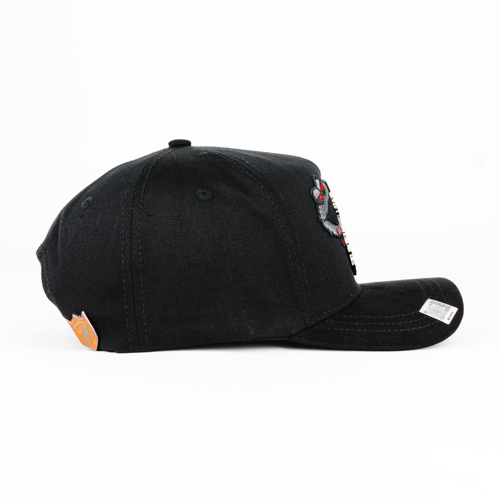 Gorra Mz Hats NY COOKIES BLACK VISOR SUEDE | Snapback Visera Semicurva