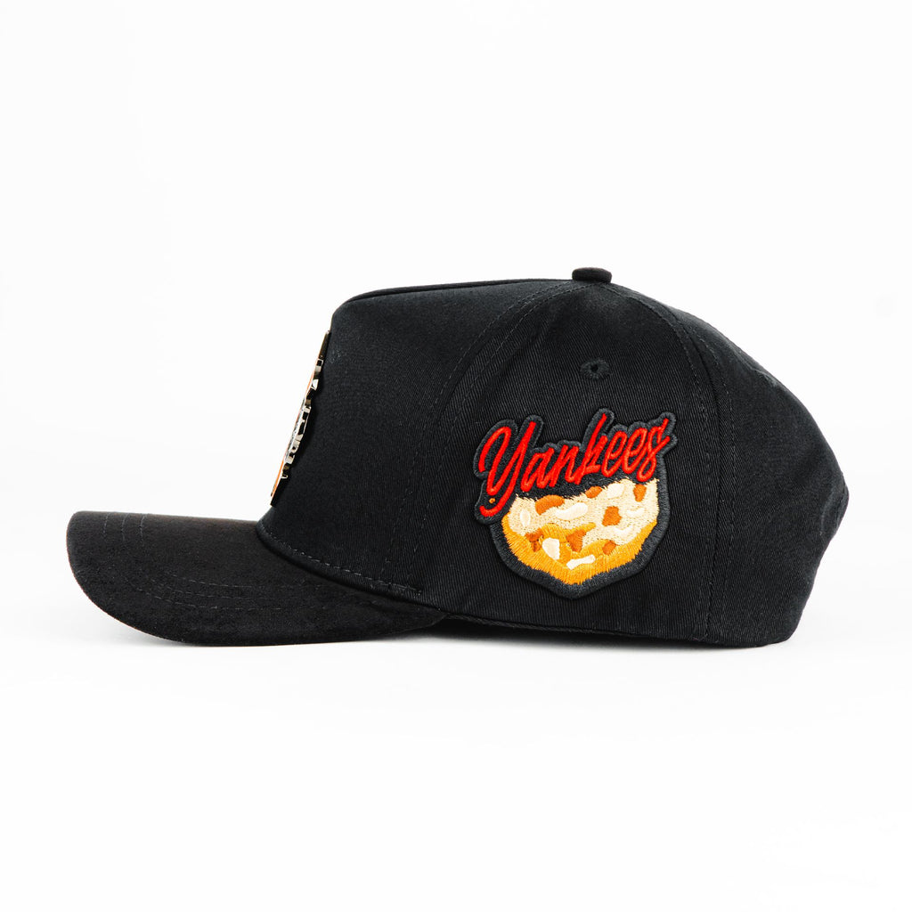 Gorra Mz Hats NY COOKIES BLACK VISOR SUEDE | Snapback Visera Semicurva