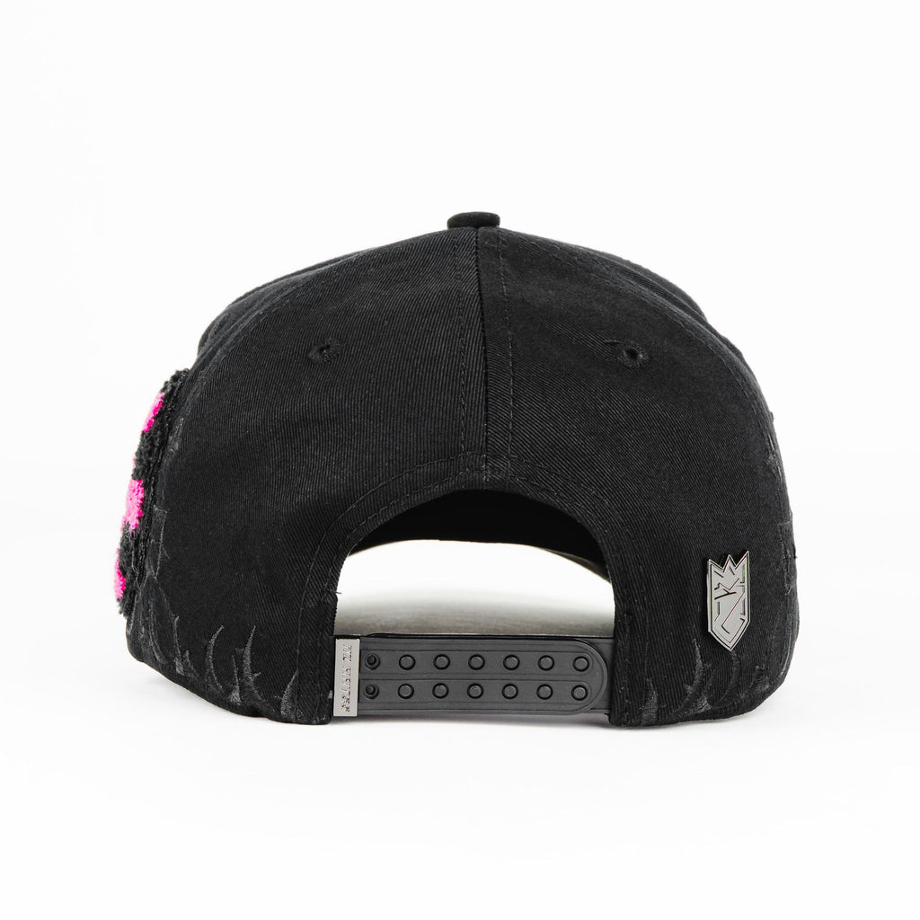 Gorra Mz Hats MURAKAMI LV BLACK | Snapback Visera Semicurva