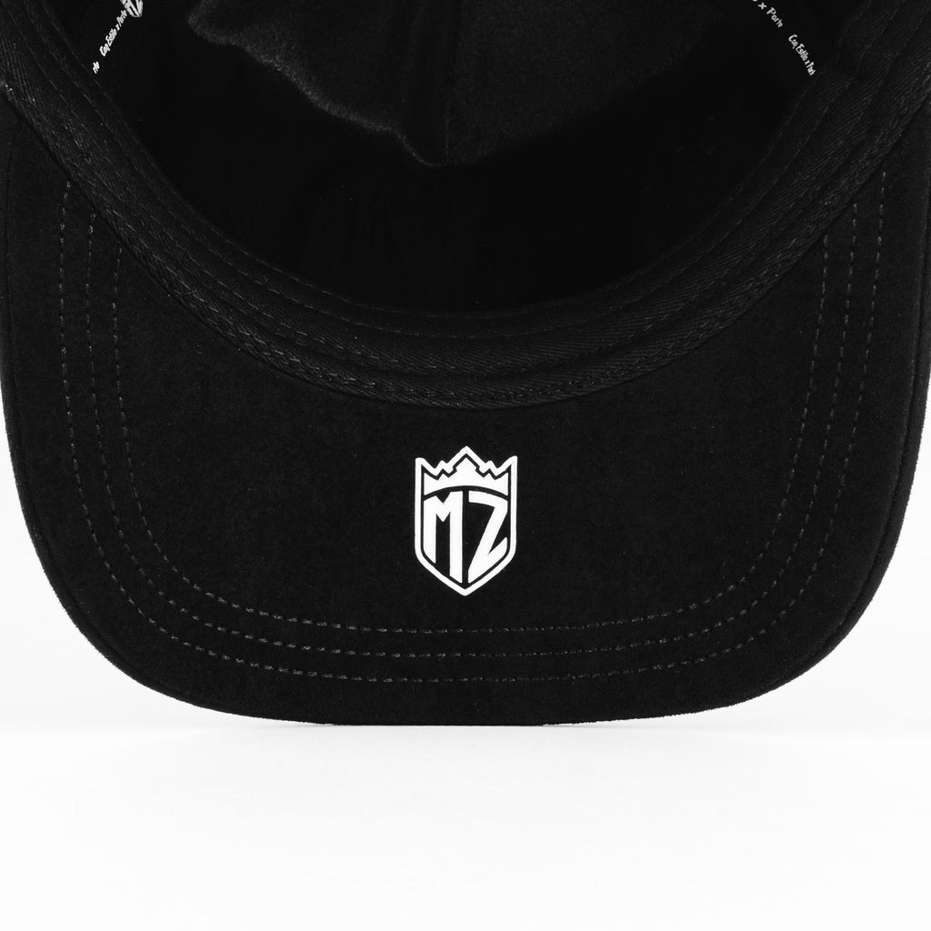 Gorra Mz Hats VMC CRISTAL BLACK VISOR SUEDE | Snapback Visera Semicurva