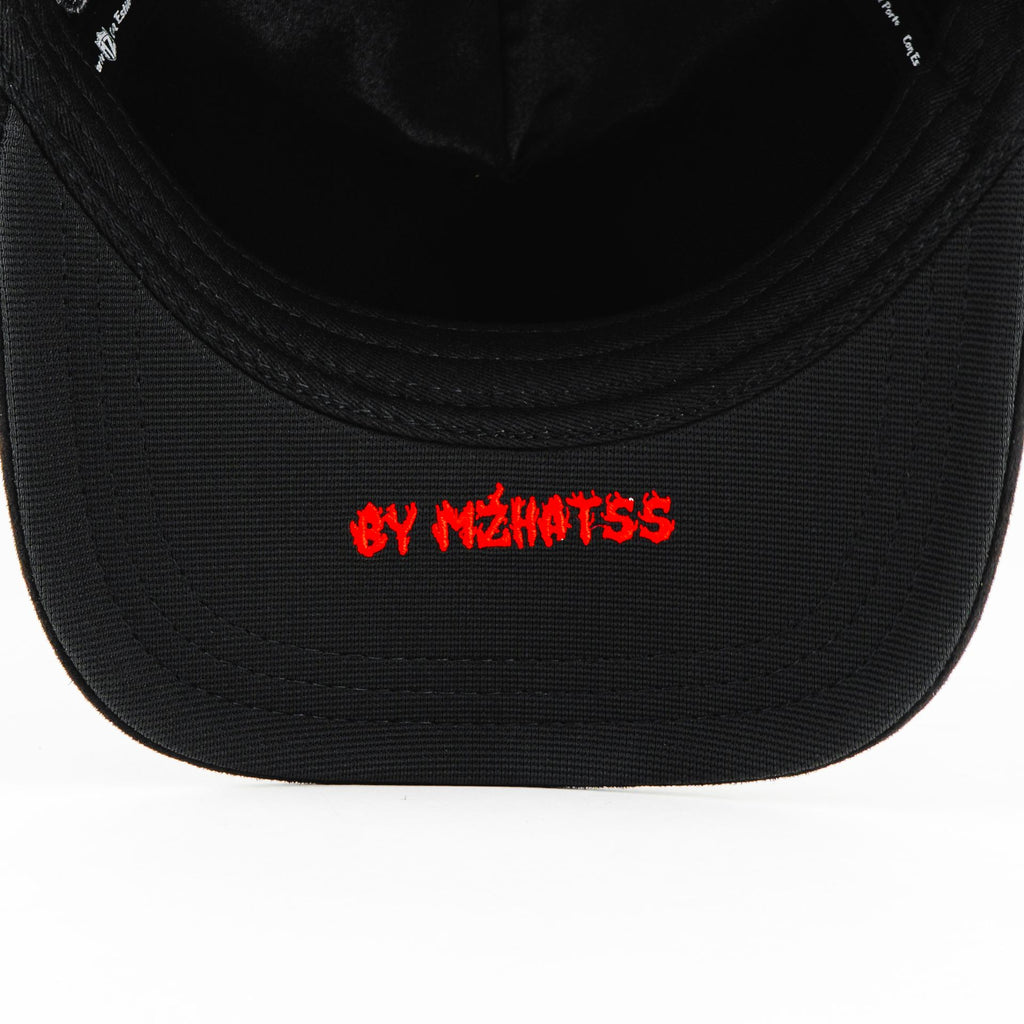 Gorra Mz Hats NY COOKIES BLACK VISOR SUEDE | Snapback Visera Semicurva