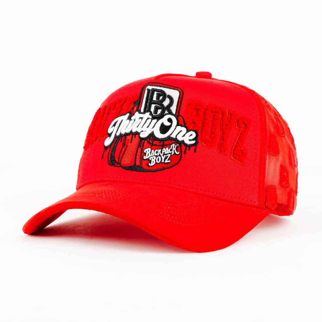 Gorra 31 Hats BACKPACK LA MOCHILA RED | Snapback Visera Curva