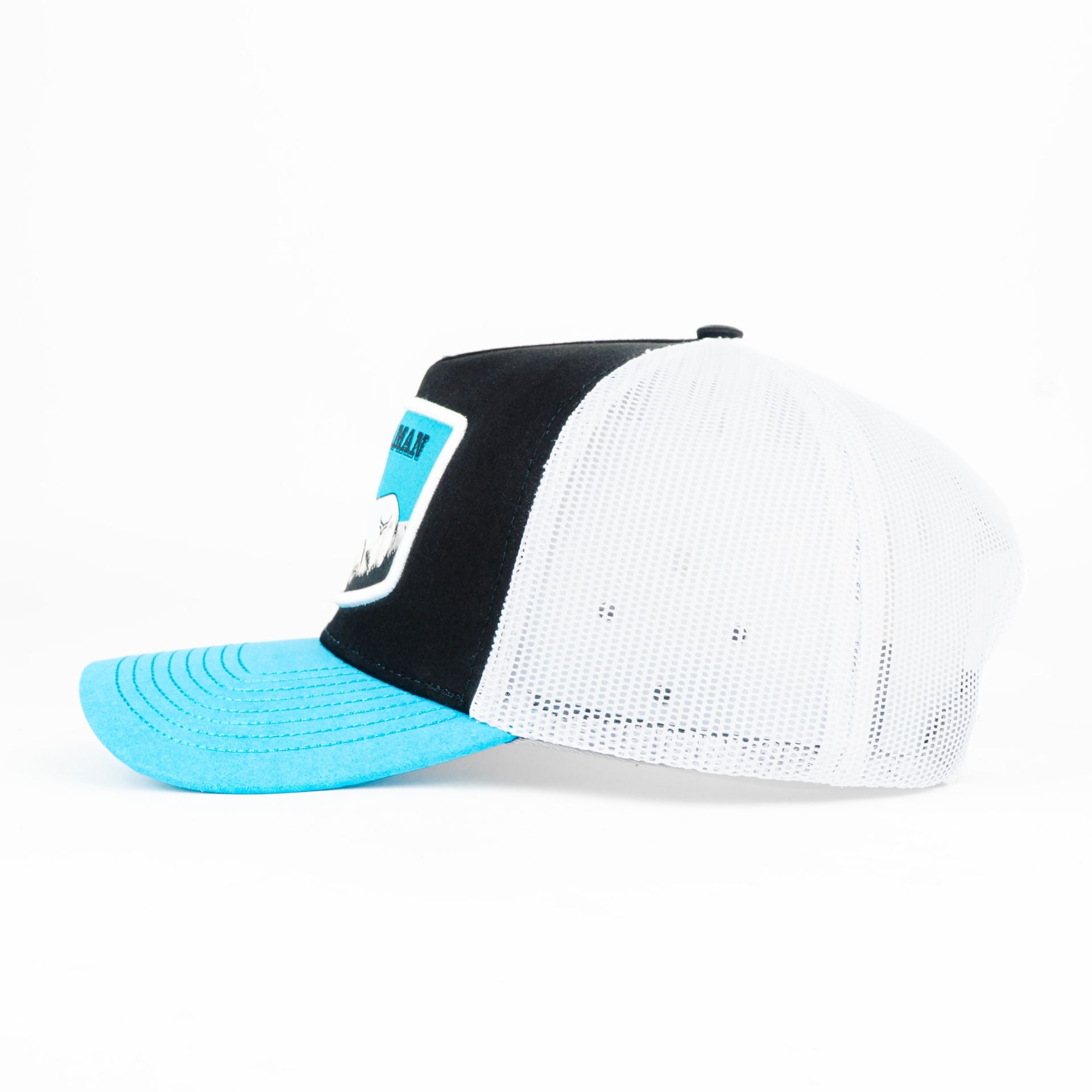 Gorra Ranch&Corral GANADERO 03 BRAHAMAN BLK/BLUE | Snapback Visera Curva