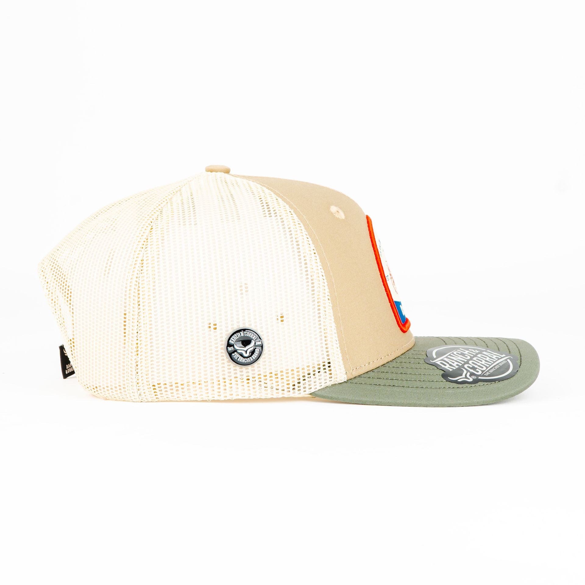 Gorra Ranch&Corral ESPECIAL AGRICULTURE 2 BEIGE/GREY | Snapback Visera Curva