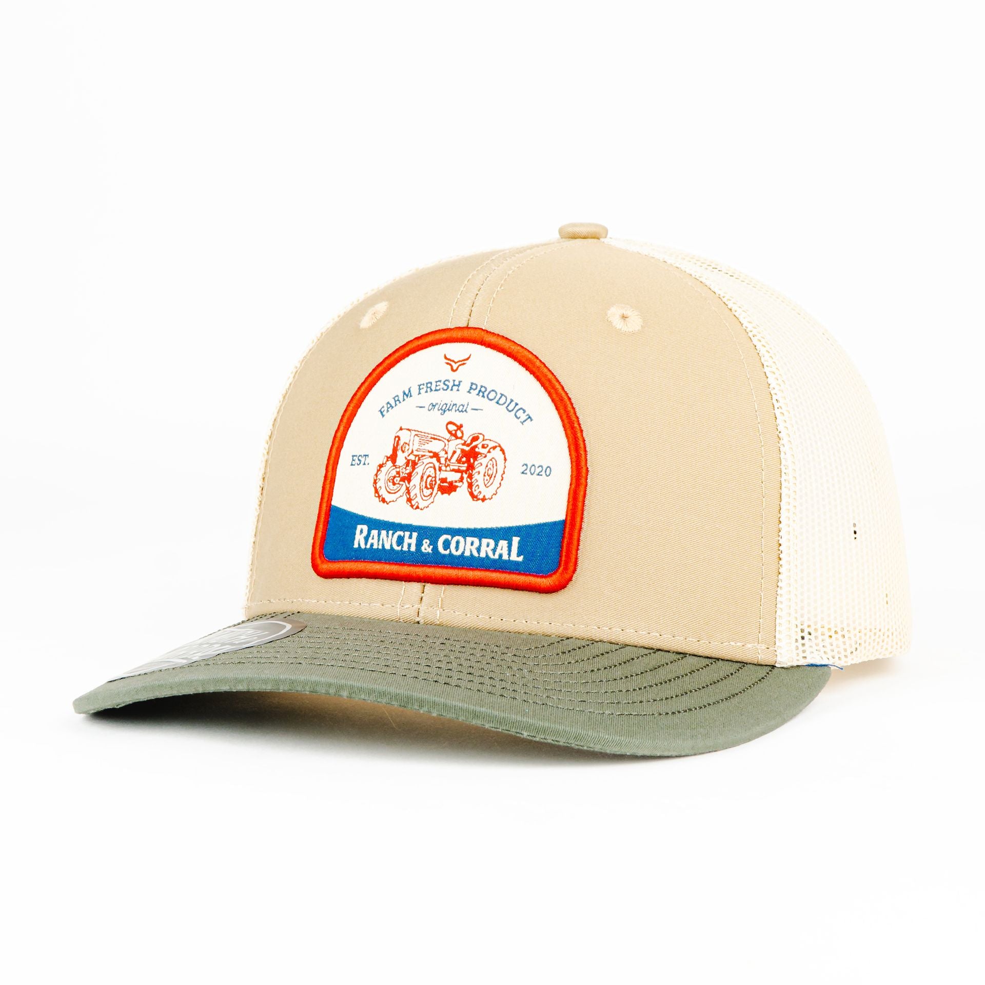 Gorra Ranch&Corral ESPECIAL AGRICULTURE 2 BEIGE/GREY | Snapback Visera Curva